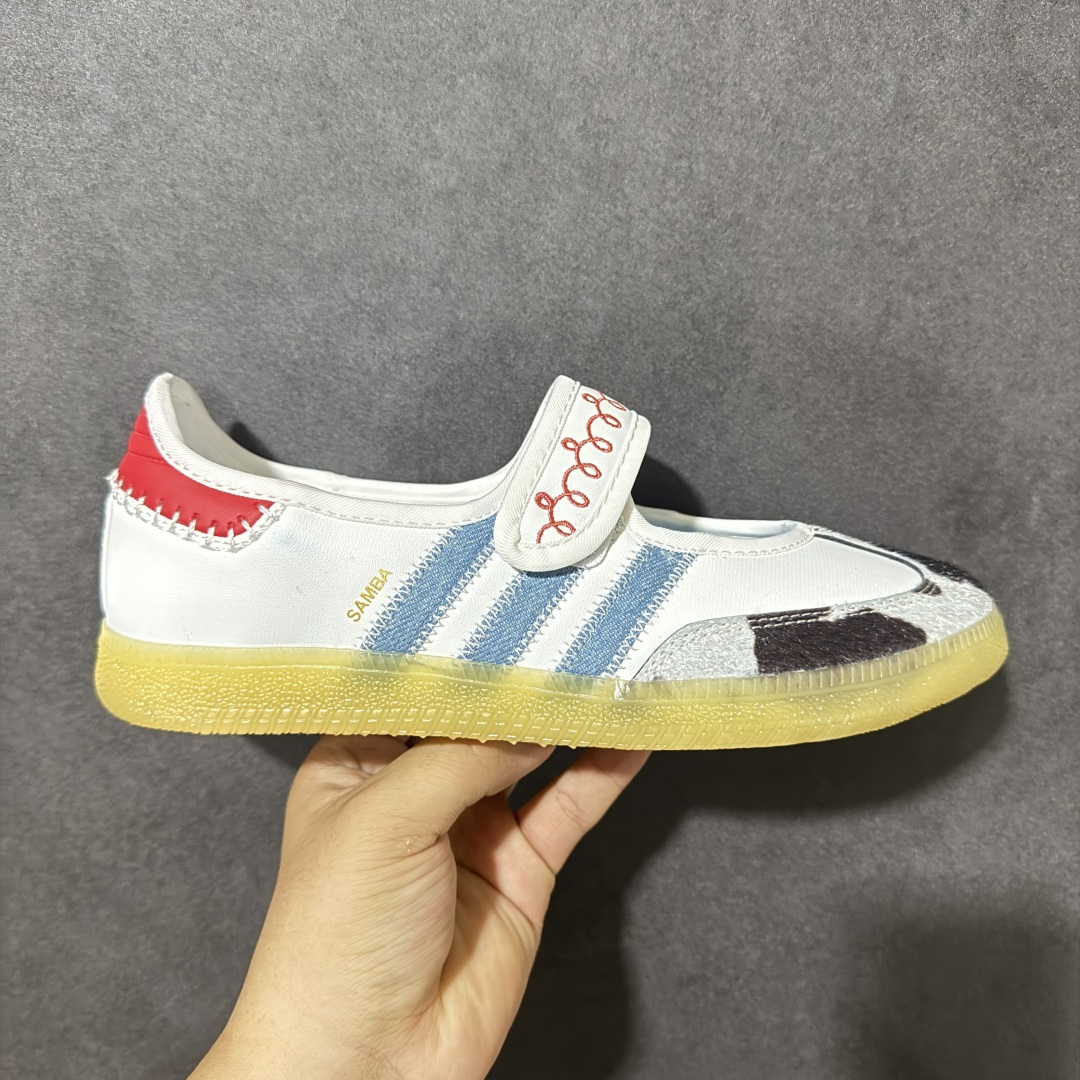 【公司级】Adidas Samba Jane 阿迪达斯 玛丽珍懒人生活休闲鞋 货号:LA1428 尺码:36-45-选品中心