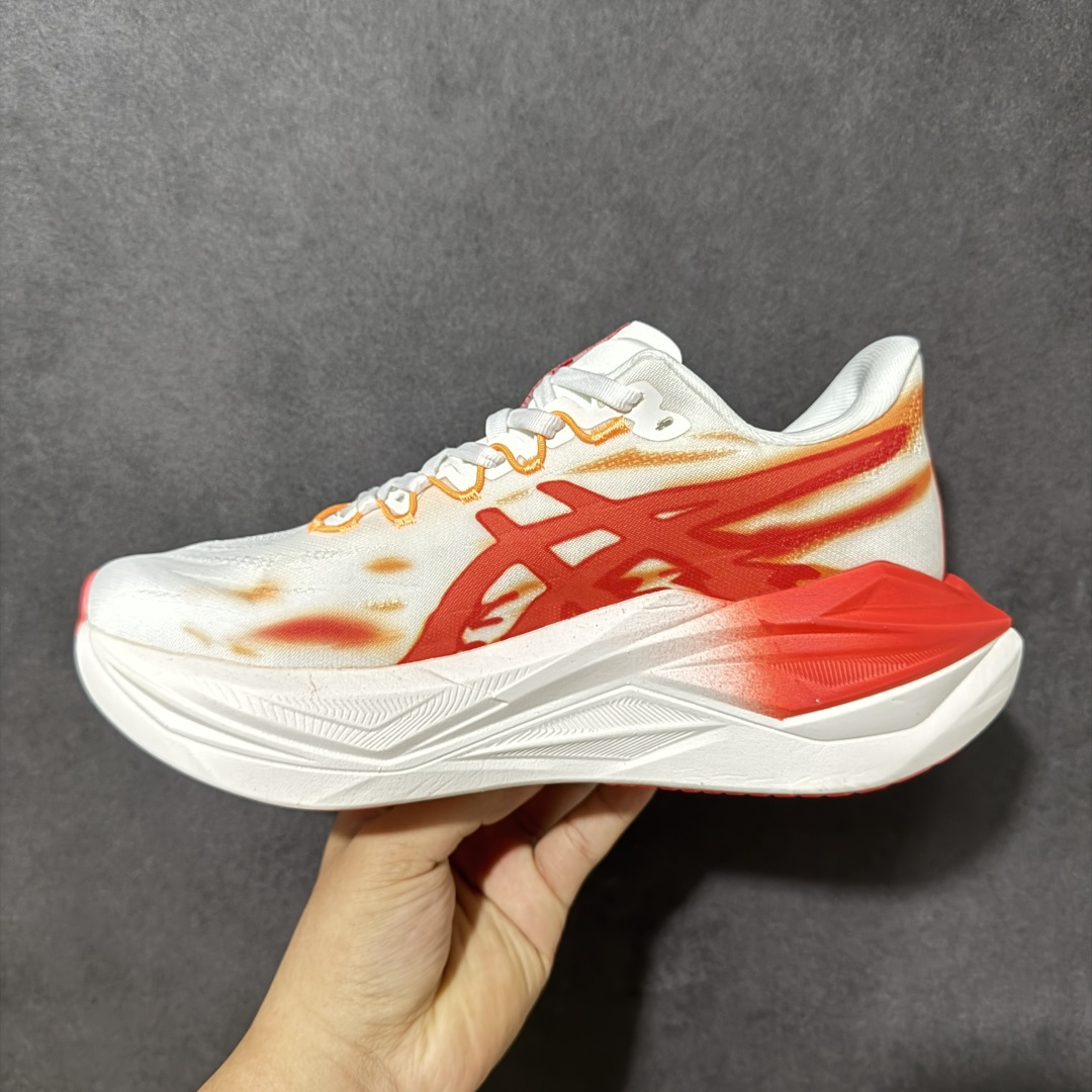 图片[2]-【公司级】Asics亚瑟士 SuperBlast 3 轻量回弹舒适透气支撑跑步鞋 亚瑟士Superblast 3是一双无碳板全能超级训练鞋，核心升级为竞速级FF Leap中底，更软弹、更轻，能量回馈显著提升，适合轻松跑、长距离与快节奏训练。轻量工程网眼，按区域调整织法与孔径，兼顾透气与贴合。上层为竞速级FF Leap A-TPU超临界发泡材料，下层约10mmFF Blast Plus提供支撑与耐久。前掌ASICSGRIP抓地，后跟/外侧RF AHAR Lo耐磨。 货号：1013A177-300 尺码：36 37 37.5 38 39 39.5 40 40.5 41.5 42 42.5 43.5 44 44.5 45-选品中心