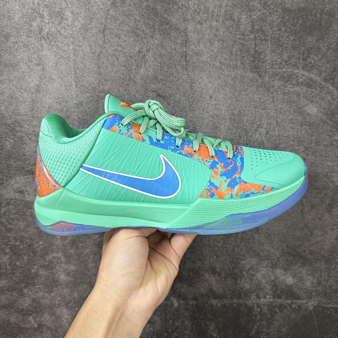 【S2纯原】NK Zoom Kobe ZK5 科比5代 薄荷绿 IX1200-300 Zoom Turbo气垫➕后掌EVA缓震 实战配置直接拉满 原楦纸板开发 鞋身流线型、后跟塑形 区分土肥圆 原档数据3D打印 鞋面细节匹配原版 全身鞋材卡料色独家定制 唯一正确喷漆SWOOSH NK专利Flyknit飞线科技，给予鞋身足够抗扭矩力 真实底模最大48.5 实战利器 专供海外市场 尺码：40 40.5 41 42 42.5 43 44 44.5 45 46 47.5 48.5 （脚宽、脚胖 建议买大半码）-选品中心