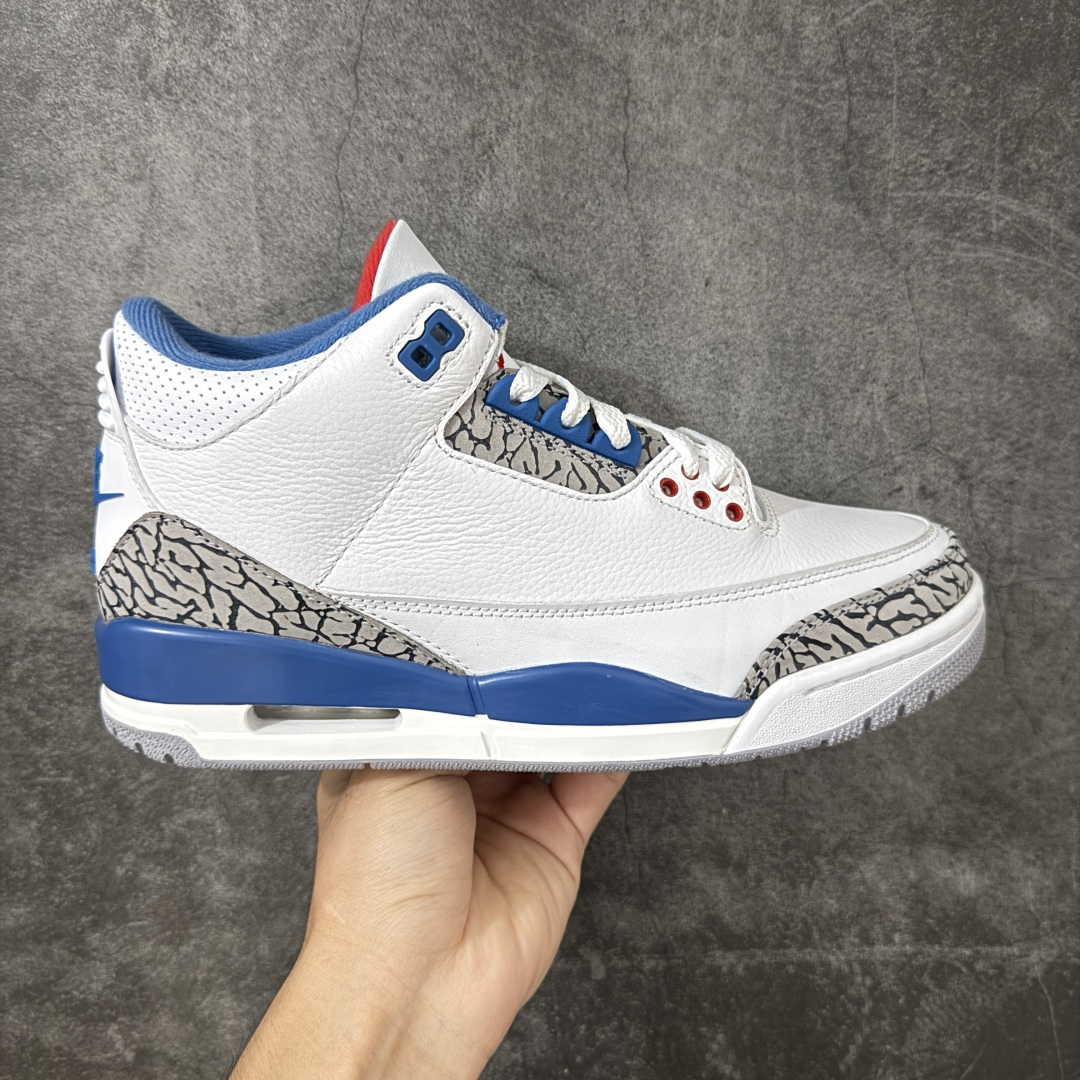 【LW版本】Air Jordan 3 OG Retro 2025版aj3真蓝 白蓝 出货 货号:IF4396-104 原厂皮料 原装细纹磨砂爆裂纹 原楦原纸板开发 确保原汁原味 原厂皮料质感色泽绝无偏差 完美中底拉帮 原厂中底钢印 原档案大底 如假白送 大底纹路 气垫通透度PU的回弹性均百分百还原 原厂电绣鞋舌飞人刺绣针数立体讲究精细欢迎对比正品原鞋 尺码:36-48.5男女鞋-选品中心