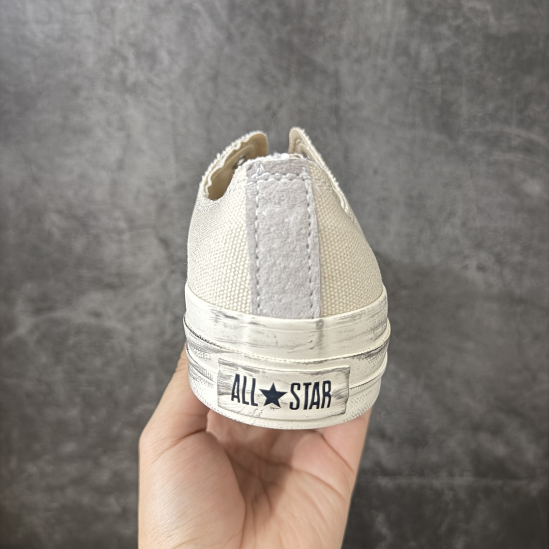图片[4]-【公司级】Madhappy x Converse 1970s 联名 匡威官方 复古休闲做旧帆布鞋 Converse 携手洛杉矶服饰品牌Madhappy，将其加州式乐观主义精神与经典设计相结合，推出三款独特配色 Chuck 70 限定联名鞋款。 鞋款采用水洗重磅帆布、做旧包边与翻毛皮后跟构成主要结构层次，并在鞋外侧加入 Madhappy 标志性的麂皮星形标识，鞋舌以编织标签强化品牌识别，内侧搭配毛毡圆标形成对照关系。几款配色覆盖多场景穿着需求，在复古形态上延展更多材料感受。 货号：A20356C 米低 尺码：35 36 36.5 37 37.5 38 39 39.5 40 41 41.5 42 42.5 43 44-选品中心
