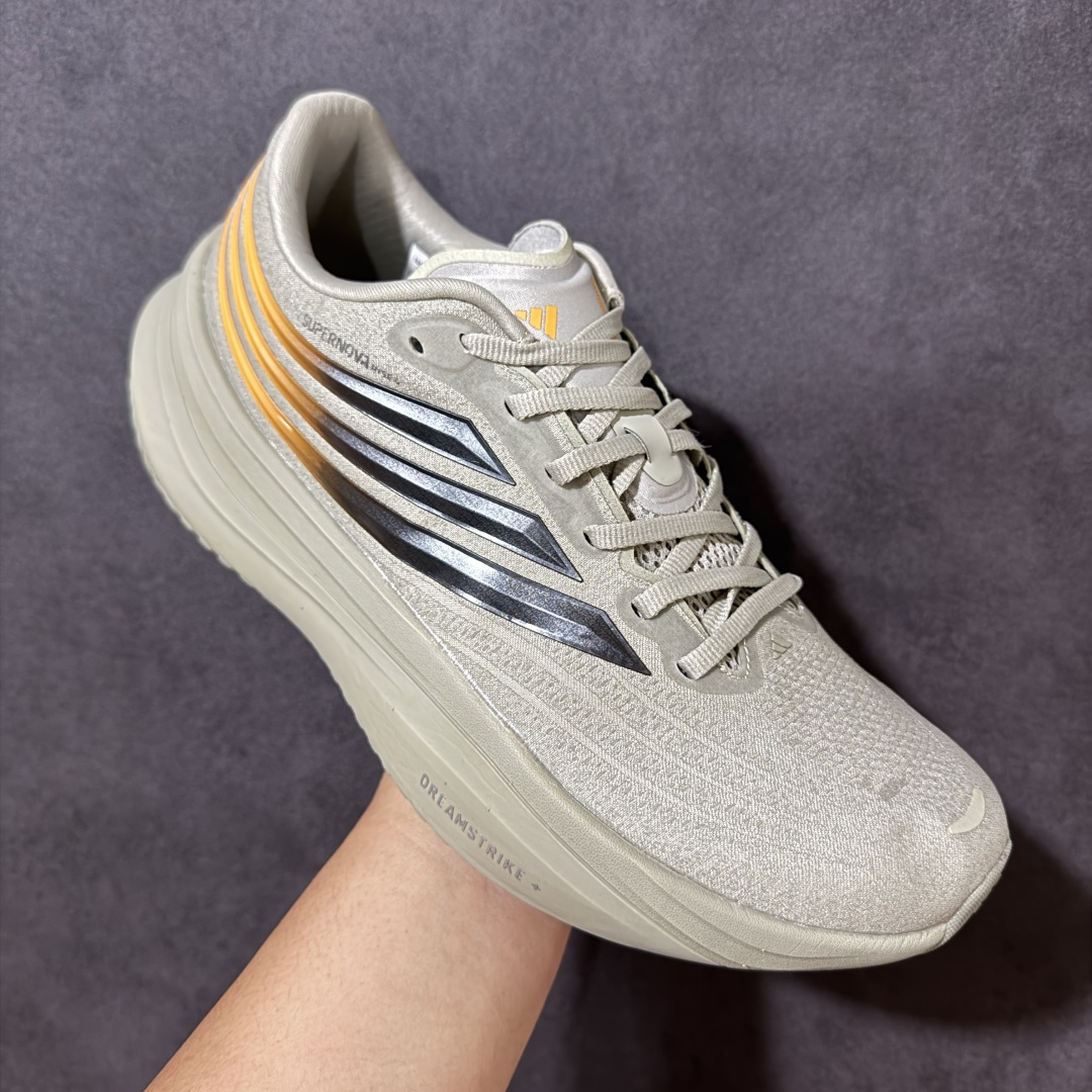 图片[3]-【公司级】ADIDAS SUPERNOVA RISE 4M 防滑耐磨舒适跑步鞋 采用Dreamstrike+中底，力求为触地添舒适。搭配实穿Adiwear外底，助你扎实踩地、从容迈步。• 常规版型• 系带设计• 三明治网眼鞋面• Support Rods系统• Dreamstrike+中底• Adiwear外底。 货号：LB0182 尺码：40-45-选品中心