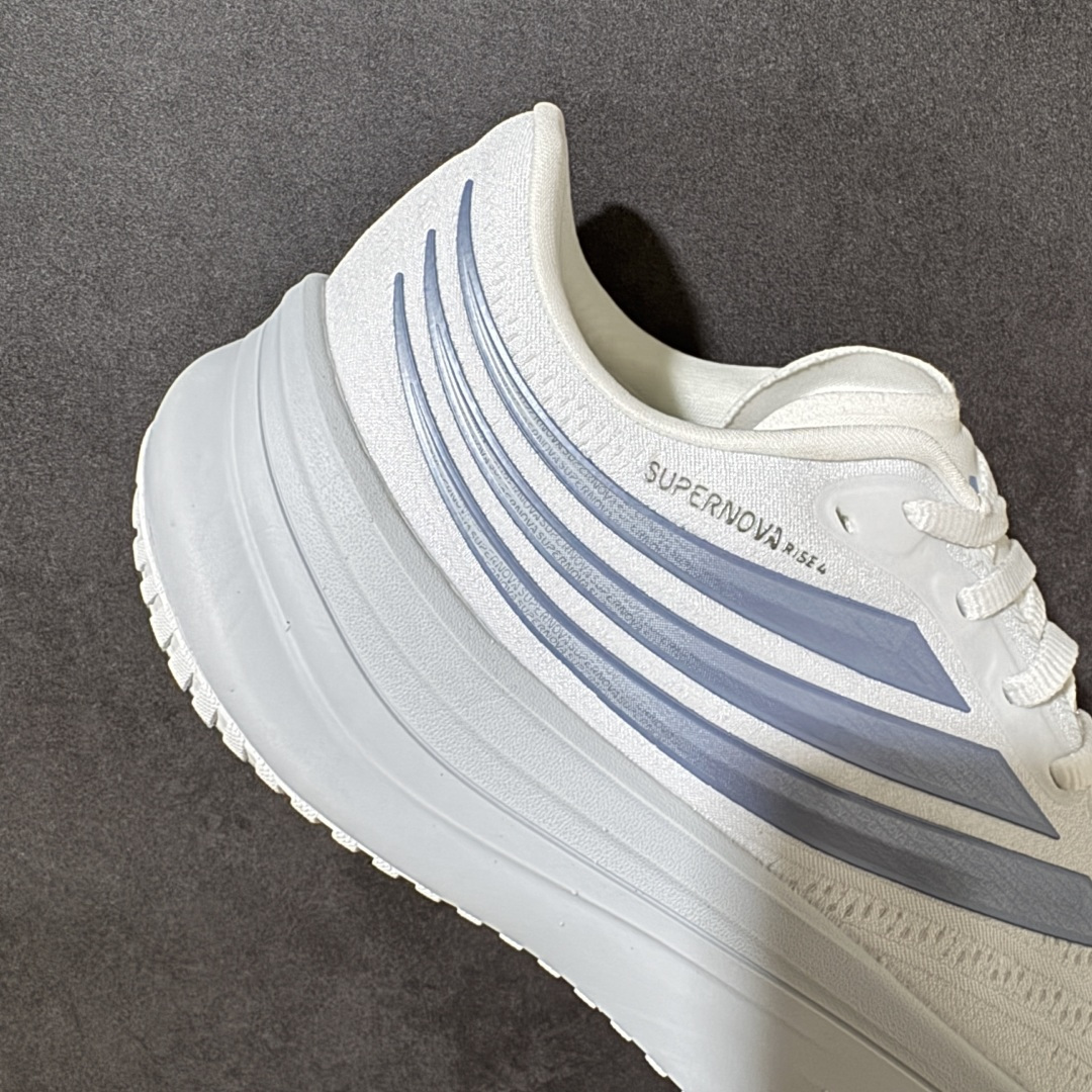 图片[7]-【公司级】ADIDAS SUPERNOVA RISE 4M 防滑耐磨舒适跑步鞋 采用Dreamstrike+中底，力求为触地添舒适。搭配实穿Adiwear外底，助你扎实踩地、从容迈步。• 常规版型• 系带设计• 三明治网眼鞋面• Support Rods系统• Dreamstrike+中底• Adiwear外底。 货号：LB0181 尺码：40-45-选品中心