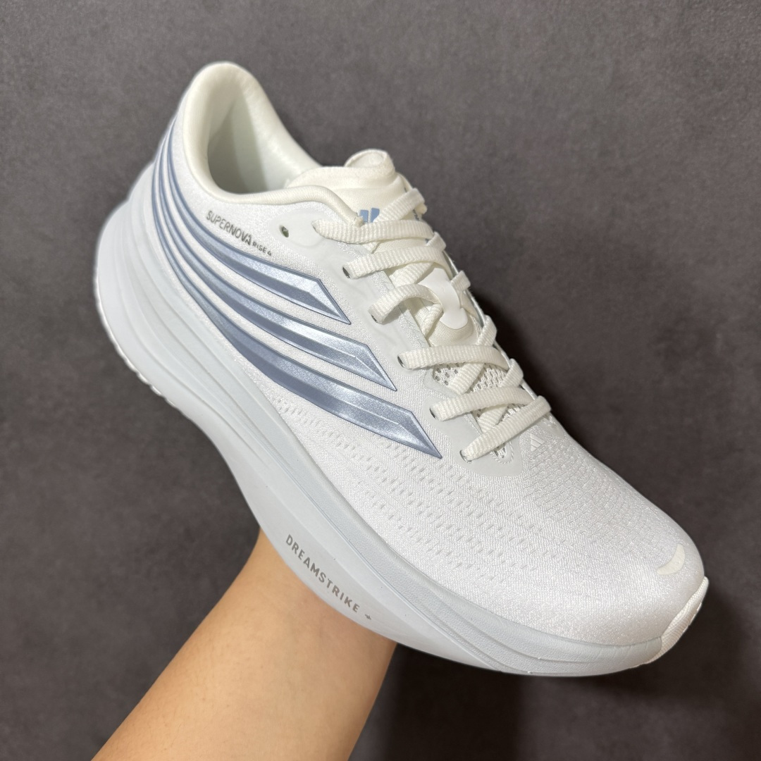 图片[3]-【公司级】ADIDAS SUPERNOVA RISE 4M 防滑耐磨舒适跑步鞋 采用Dreamstrike+中底，力求为触地添舒适。搭配实穿Adiwear外底，助你扎实踩地、从容迈步。• 常规版型• 系带设计• 三明治网眼鞋面• Support Rods系统• Dreamstrike+中底• Adiwear外底。 货号：LB0181 尺码：40-45-选品中心