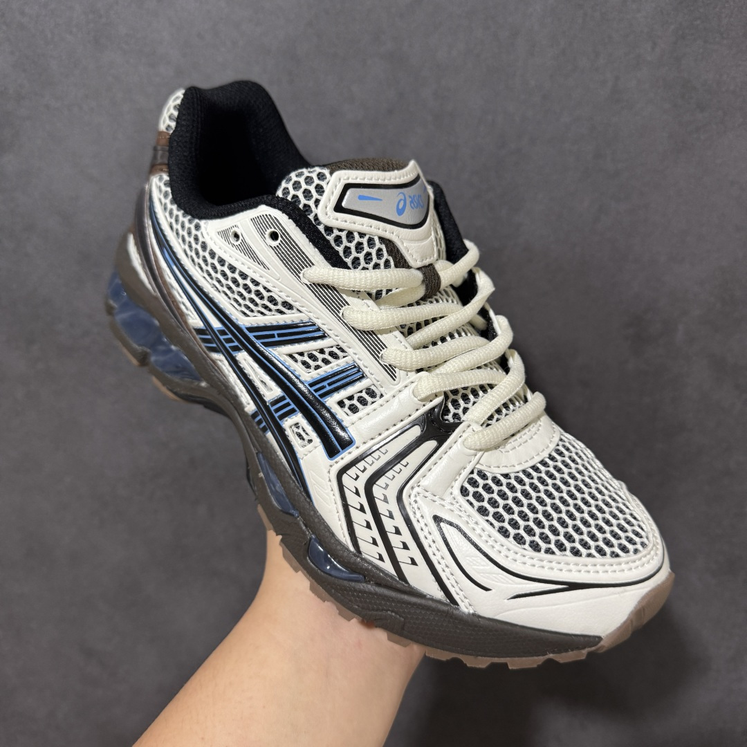 图片[3]-【GW版】Asics Gel-Kayano 14 亚瑟士运动休闲透气专业跑鞋 采用工程弹性双层再生针织密度鞋面材质 后跟3D可视GEL缓震乳胶物料 升级FF BLAST PLUS全新缓震中底部位科技材质 外置高耐磨橡胶外底 稳步升级,跑出节奏 货号：1203A740-104 尺码：36-46.5-选品中心