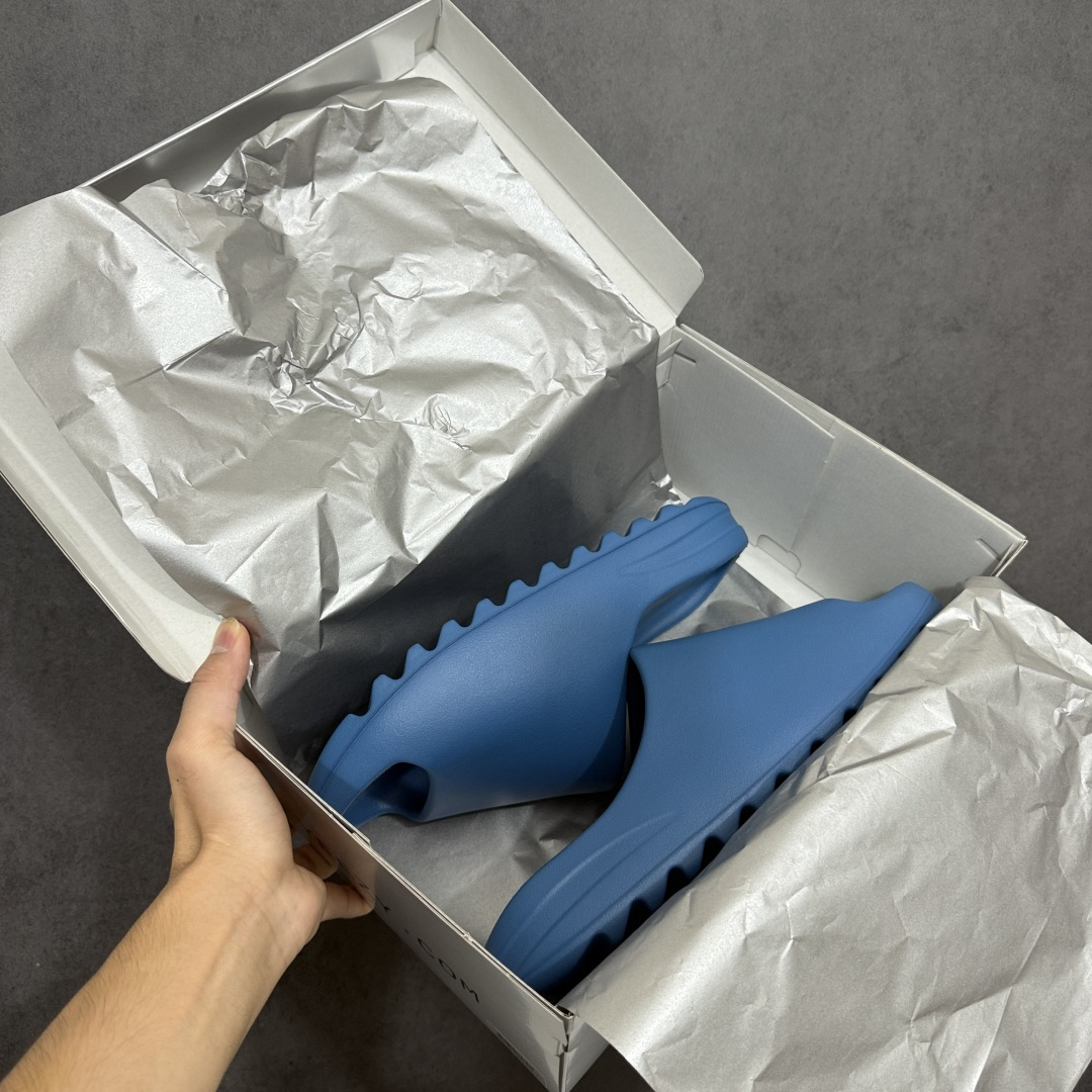图片[6]-【GX版】YEEZY YS-01 椰子拖鞋 蓝色 原厂原材料 官方刚发售无Adidas内标 非阿迪合作款 原厂流出过验级别品质 尺码：38.5-48.5-选品中心