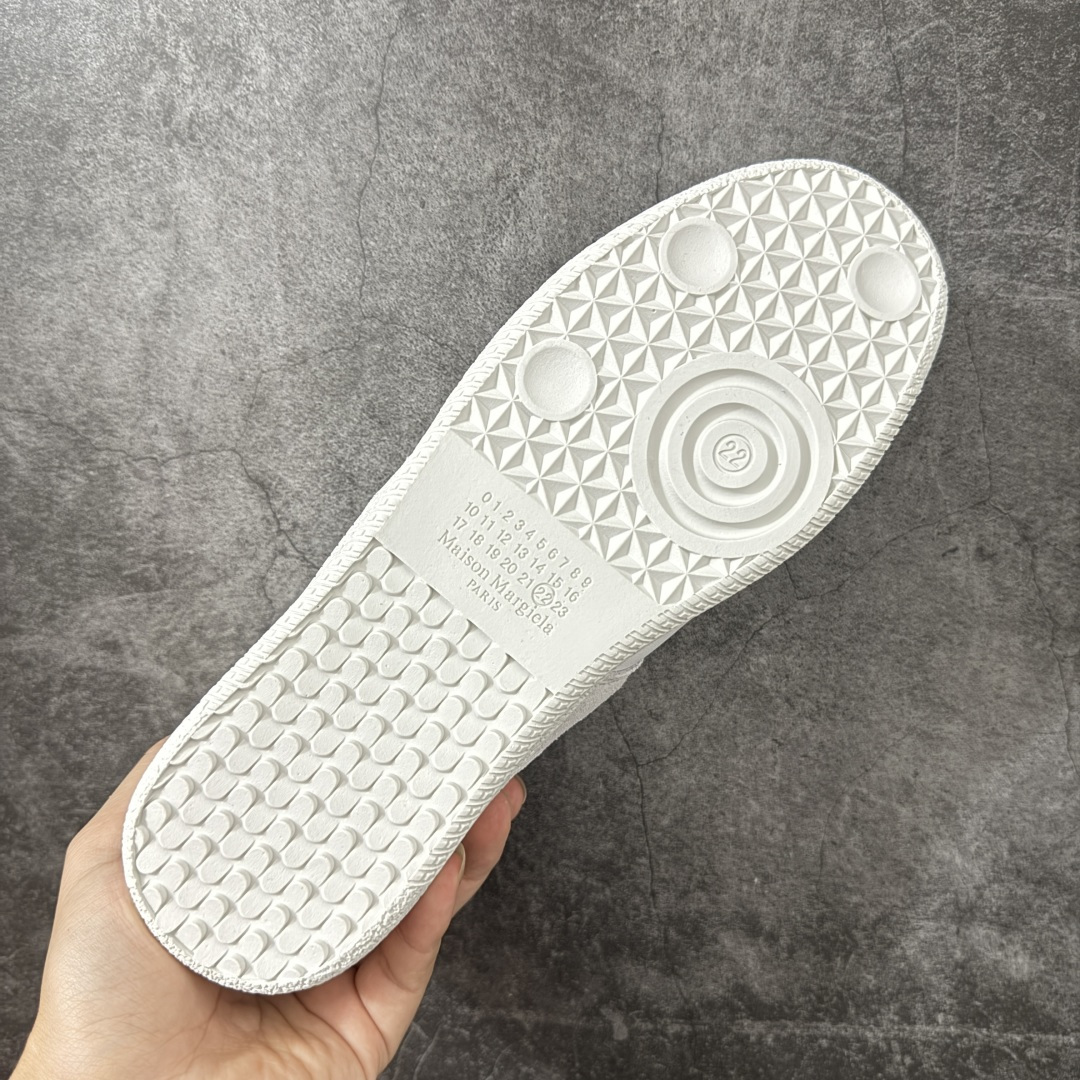图片[9]-【渠道版】Maison Margiela MM6梅森马吉拉 Calfskin Replica 复古 德训 时尚板鞋 男女款 白色 网红单品 高端外贸 平台零售专供批次 全头层软牛皮鞋面 头层羊皮内里 乳胶鞋垫 中底钢印 原版织唛 尺码：36-47.5含半码-选品中心