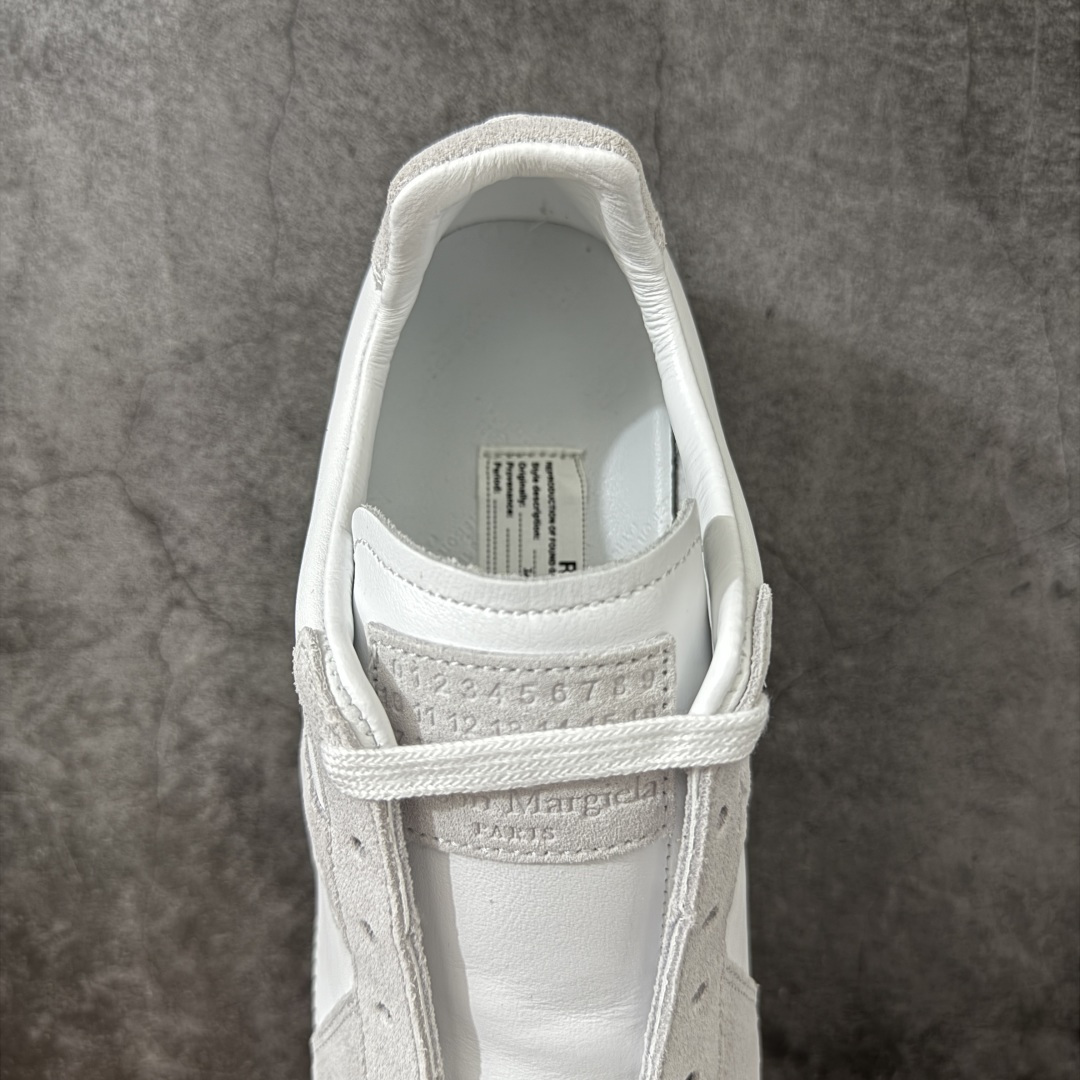 图片[8]-【渠道版】Maison Margiela MM6梅森马吉拉 Calfskin Replica 复古 德训 时尚板鞋 男女款 白色 网红单品 高端外贸 平台零售专供批次 全头层软牛皮鞋面 头层羊皮内里 乳胶鞋垫 中底钢印 原版织唛 尺码：36-47.5含半码-选品中心
