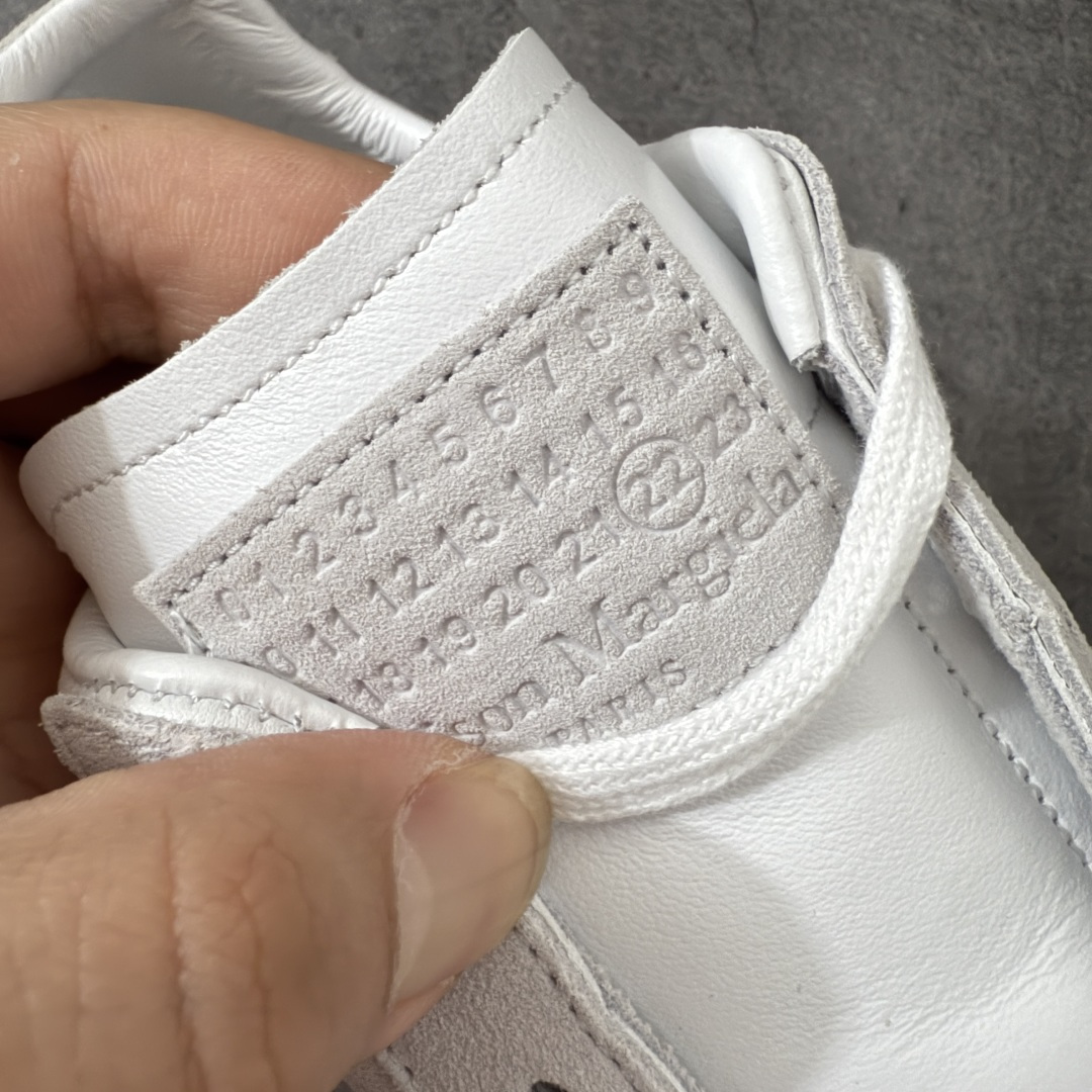 图片[6]-【渠道版】Maison Margiela MM6梅森马吉拉 Calfskin Replica 复古 德训 时尚板鞋 男女款 白色 网红单品 高端外贸 平台零售专供批次 全头层软牛皮鞋面 头层羊皮内里 乳胶鞋垫 中底钢印 原版织唛 尺码：36-47.5含半码-选品中心