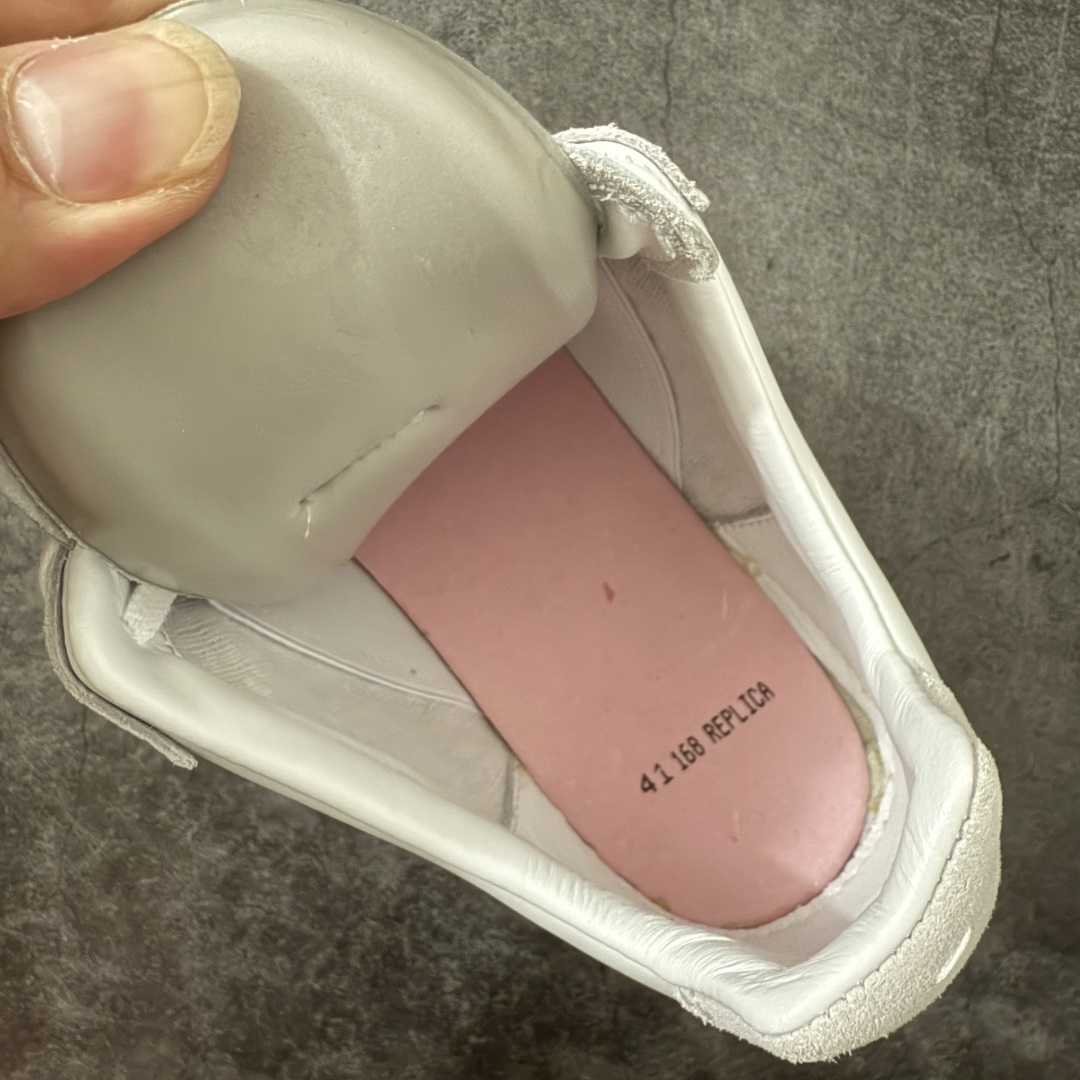 图片[9]-【渠道版】Maison Margiela MM6梅森马吉拉 Calfskin Replica 复古 德训 时尚板鞋 男女款 白色 网红单品 高端外贸 平台零售专供批次 全头层软牛皮鞋面 头层羊皮内里 乳胶鞋垫 中底钢印 原版织唛 尺码：36-47.5含半码-选品中心