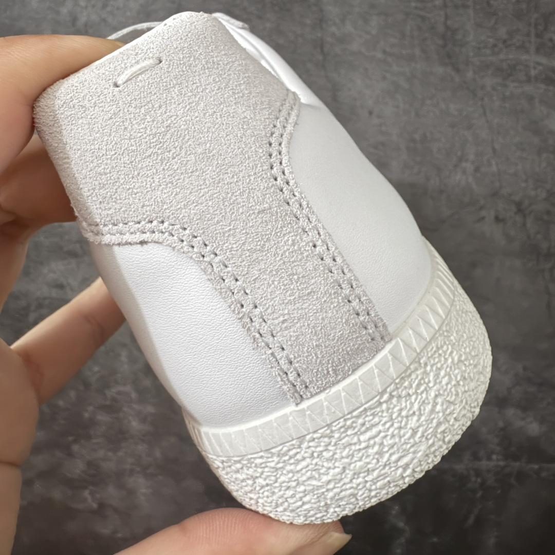 图片[2]-【渠道版】Maison Margiela MM6梅森马吉拉 Calfskin Replica 复古 德训 时尚板鞋 男女款 白色 网红单品 高端外贸 平台零售专供批次 全头层软牛皮鞋面 头层羊皮内里 乳胶鞋垫 中底钢印 原版织唛 尺码：36-47.5含半码-选品中心