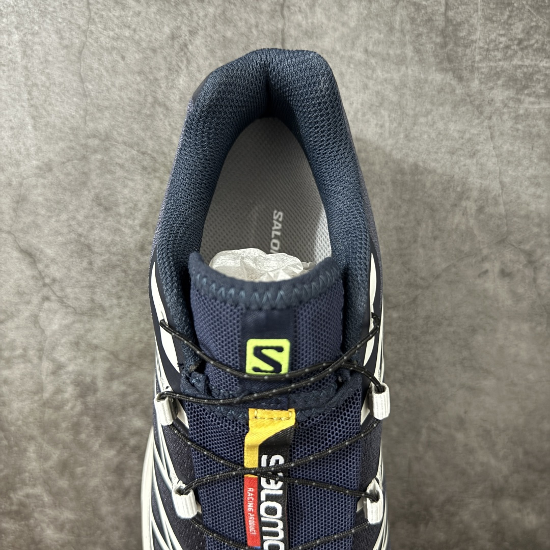 图片[8]-【OG高端礼盒版】SALOMON萨洛蒙 XT-6 舒适百搭 户外越野耐磨包裹性支撑 男女同款低帮跑步鞋 417411 全新品质 巅峰之作 所有配色均购物原版拆解1：1开发 原材料打造 非市场公版便宜货 私模大底 清洁度比市场所有版本都高 全套原纸板楦头开发 原厂网布配套 确保原汁原味 完美呈现版型 原档数据独家私模五层组合大底 原装Ortholite轻量化鞋垫 中底布带钢印编号 原厂TPU锁扣 进口港宝加持 后跟自然饱满 还原公司包裹性 鞋面采用SENSIFT贴合技术 全方位贴合包裹脚型 鞋跟部鞋底牵引设计 提供强大的抓地性能 更适应野外崎岖不平的道路 其3D ADVANCED CHASSIS底盘 材料轻量大化 钉齿设计更具稳定性 防护性 鞋底易磨损区运用CONTAGRIP高耐磨材料 应对城市硬质路面长距离跑考验 尺码：36 36.5 37.5 38 38.5 39 40 40.5 41 42 42.5 43 44 45 46-选品中心