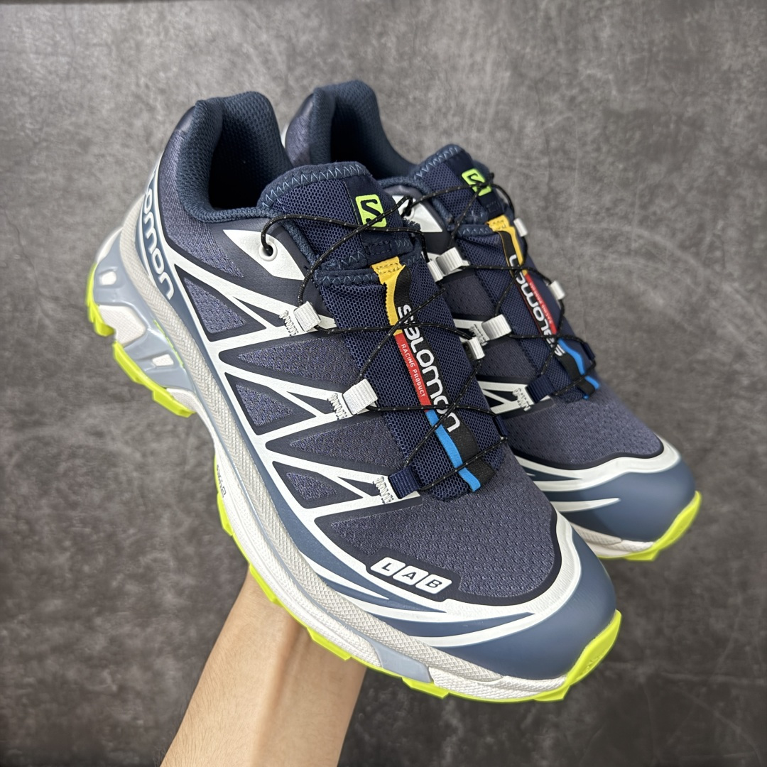 【OG高端礼盒版】SALOMON萨洛蒙 XT-6 舒适百搭 户外越野耐磨包裹性支撑 男女同款低帮跑步鞋 417411 全新品质 巅峰之作 所有配色均购物原版拆解1：1开发 原材料打造 非市场公版便宜货 私模大底 清洁度比市场所有版本都高 全套原纸板楦头开发 原厂网布配套 确保原汁原味 完美呈现版型 原档数据独家私模五层组合大底 原装Ortholite轻量化鞋垫 中底布带钢印编号 原厂TPU锁扣 进口港宝加持 后跟自然饱满 还原公司包裹性 鞋面采用SENSIFT贴合技术 全方位贴合包裹脚型 鞋跟部鞋底牵引设计 提供强大的抓地性能 更适应野外崎岖不平的道路 其3D ADVANCED CHASSIS底盘 材料轻量大化 钉齿设计更具稳定性 防护性 鞋底易磨损区运用CONTAGRIP高耐磨材料 应对城市硬质路面长距离跑考验 尺码：36 36.5 37.5 38 38.5 39 40 40.5 41 42 42.5 43 44 45 46-选品中心