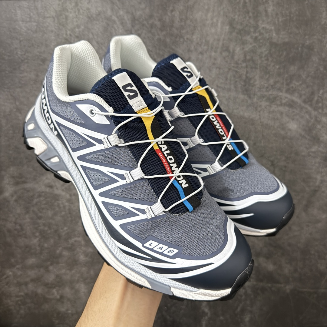 【OG高端礼盒版】SALOMON萨洛蒙 XT-6 舒适百搭 户外越野耐磨包裹性支撑 男女同款低帮跑步鞋 478640 全新品质 巅峰之作 所有配色均购物原版拆解1:1开发 原材料打造 非市场公版便宜货 私模大底 清洁度比市场所有版本都高 全套原纸板楦头开发 原厂网布配套 确保原汁原味 完美呈现版型 原档数据独家私模五层组合大底 原装Ortholite轻量化鞋垫 中底布带钢印编号 原厂TPU锁扣 进口港宝加持 后跟自然饱满 还原公司包裹性 鞋面采用SENSIFT贴合技术 全方位贴合包裹脚型 鞋跟部鞋底牵引设计 提供强大的抓地性能 更适应野外崎岖不平的道路 其3D ADVANCED CHASSIS底盘 材料轻量大化 钉齿设计更具稳定性 防护性 鞋底易磨损区运用CONTAGRIP高耐磨材料 应对城市硬质路面长距离跑考验 尺码:36 36.5 37.5 38 38.5 39 40 40.5 41 42 42.5 43 44 45 46-选品中心