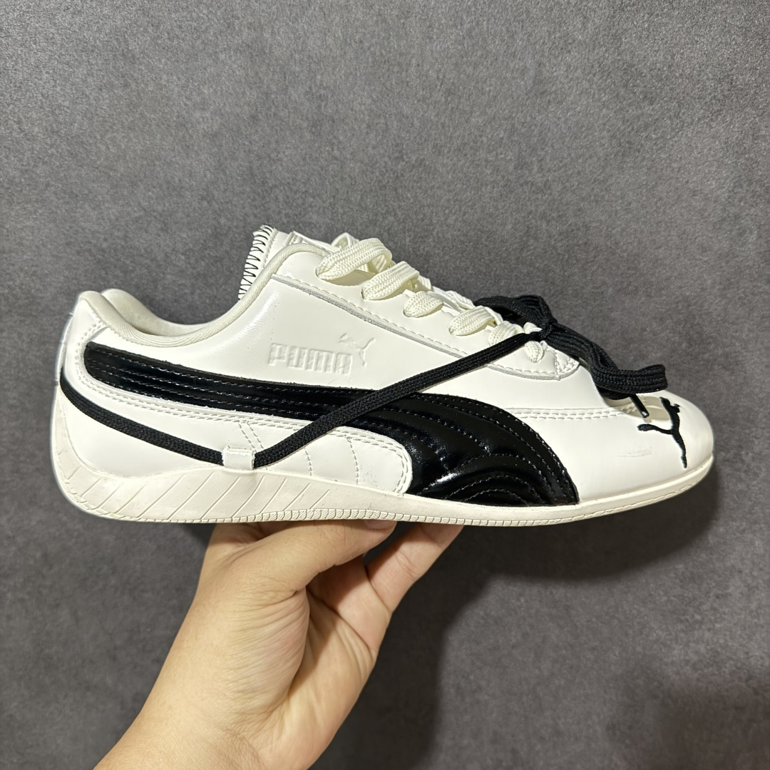 图片[5]-【公司级】Puma Speedcat OG Sparco 彪马罗马阿莫尔系列 复古运动休闲赛车跑鞋 全球知名运动品牌PUMA宝马赛车系列 融合了宝马车队的标志性配色 以趣味十足又前卫复古的设计引领潮流 将赛道精神融入街头时尚 开启前卫竞速之旅 主打前卫复古风 Roma鞋款的鞋侧以复古的流线造型 缀以宝马经典Logo 巧妙吸睛 而Speedcat鞋款以亮眼三色条纹元素缀以舒适鞋面 赋予了独特的个性美学 演绎赛车的无尽能量 货号：398846-01 尺码：36-45-选品中心