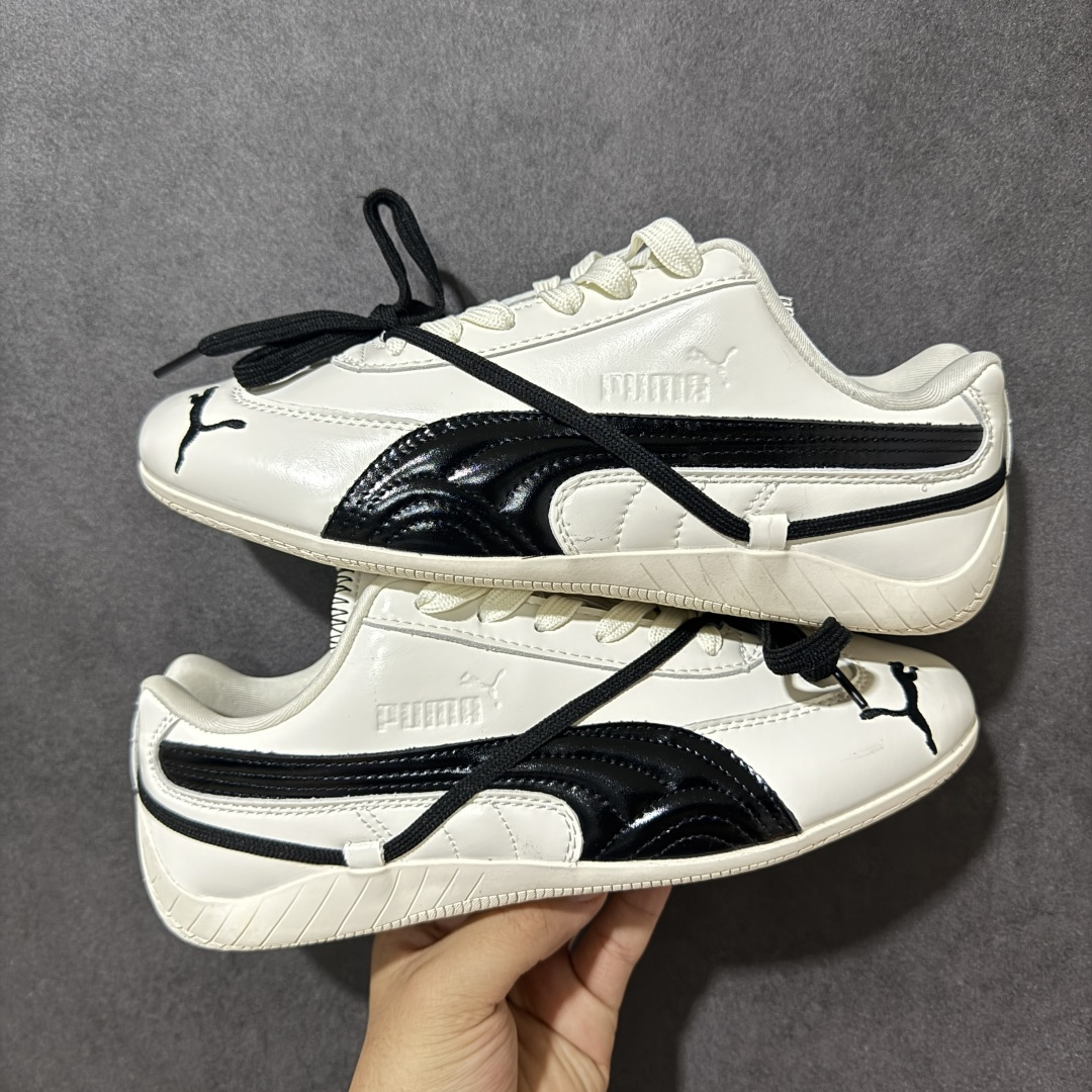 图片[5]-【公司级】Puma Speedcat OG Sparco 彪马罗马阿莫尔系列 复古运动休闲赛车跑鞋 全球知名运动品牌PUMA宝马赛车系列 融合了宝马车队的标志性配色 以趣味十足又前卫复古的设计引领潮流 将赛道精神融入街头时尚 开启前卫竞速之旅 主打前卫复古风 Roma鞋款的鞋侧以复古的流线造型 缀以宝马经典Logo 巧妙吸睛 而Speedcat鞋款以亮眼三色条纹元素缀以舒适鞋面 赋予了独特的个性美学 演绎赛车的无尽能量 货号：398846-01 尺码：36-45-选品中心