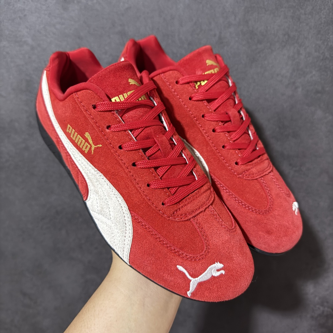图片[4]-【公司级】Puma Speedcat OG Sparco 彪马罗马阿莫尔系列 复古运动休闲赛车跑鞋 全球知名运动品牌PUMA宝马赛车系列 融合了宝马车队的标志性配色 以趣味十足又前卫复古的设计引领潮流 将赛道精神融入街头时尚 开启前卫竞速之旅 主打前卫复古风 Roma鞋款的鞋侧以复古的流线造型 缀以宝马经典Logo 巧妙吸睛 而Speedcat鞋款以亮眼三色条纹元素缀以舒适鞋面 赋予了独特的个性美学 演绎赛车的无尽能量 货号：398846-01 尺码：36-45-选品中心