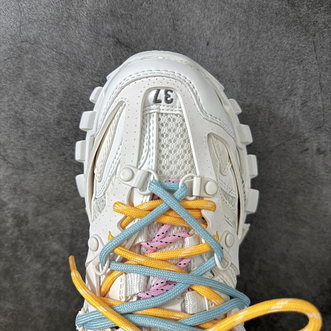 图片[5]-【OK纯原版本】Balenciaga 巴黎世家 Track Sneaker 巴黎世家三代绑带款 户外概念复古老爹鞋 老牌大厂OK版本出品 专柜同步包装 原装大盒 细节精准对位官方 私模组合大底 从里到外 最大尺度还原官方ZP 尺码：35 36 37 38 39 40 41 42 43 44 45 46-选品中心