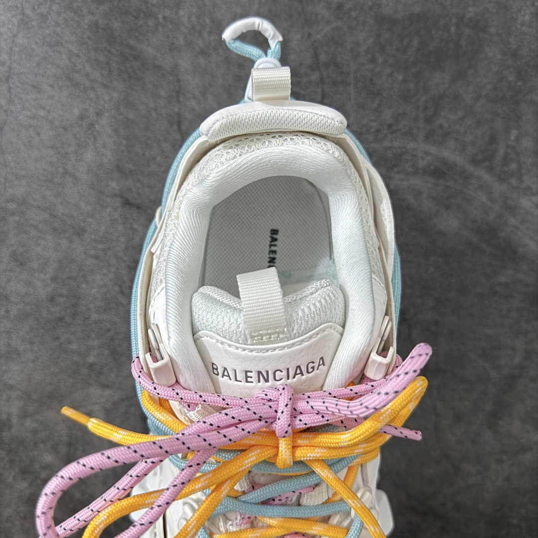 图片[8]-【OK纯原版本】Balenciaga 巴黎世家 Track Sneaker 巴黎世家三代绑带款 户外概念复古老爹鞋 老牌大厂OK版本出品 专柜同步包装 原装大盒 细节精准对位官方 私模组合大底 从里到外 最大尺度还原官方ZP 尺码：35 36 37 38 39 40 41 42 43 44 45 46-选品中心