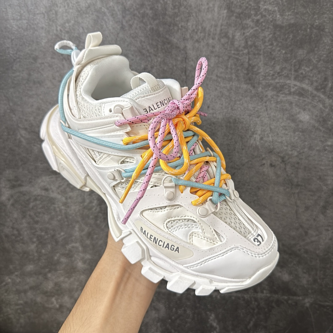 图片[3]-【OK纯原版本】Balenciaga 巴黎世家 Track Sneaker 巴黎世家三代绑带款 户外概念复古老爹鞋 老牌大厂OK版本出品 专柜同步包装 原装大盒 细节精准对位官方 私模组合大底 从里到外 最大尺度还原官方ZP 尺码：35 36 37 38 39 40 41 42 43 44 45 46-选品中心