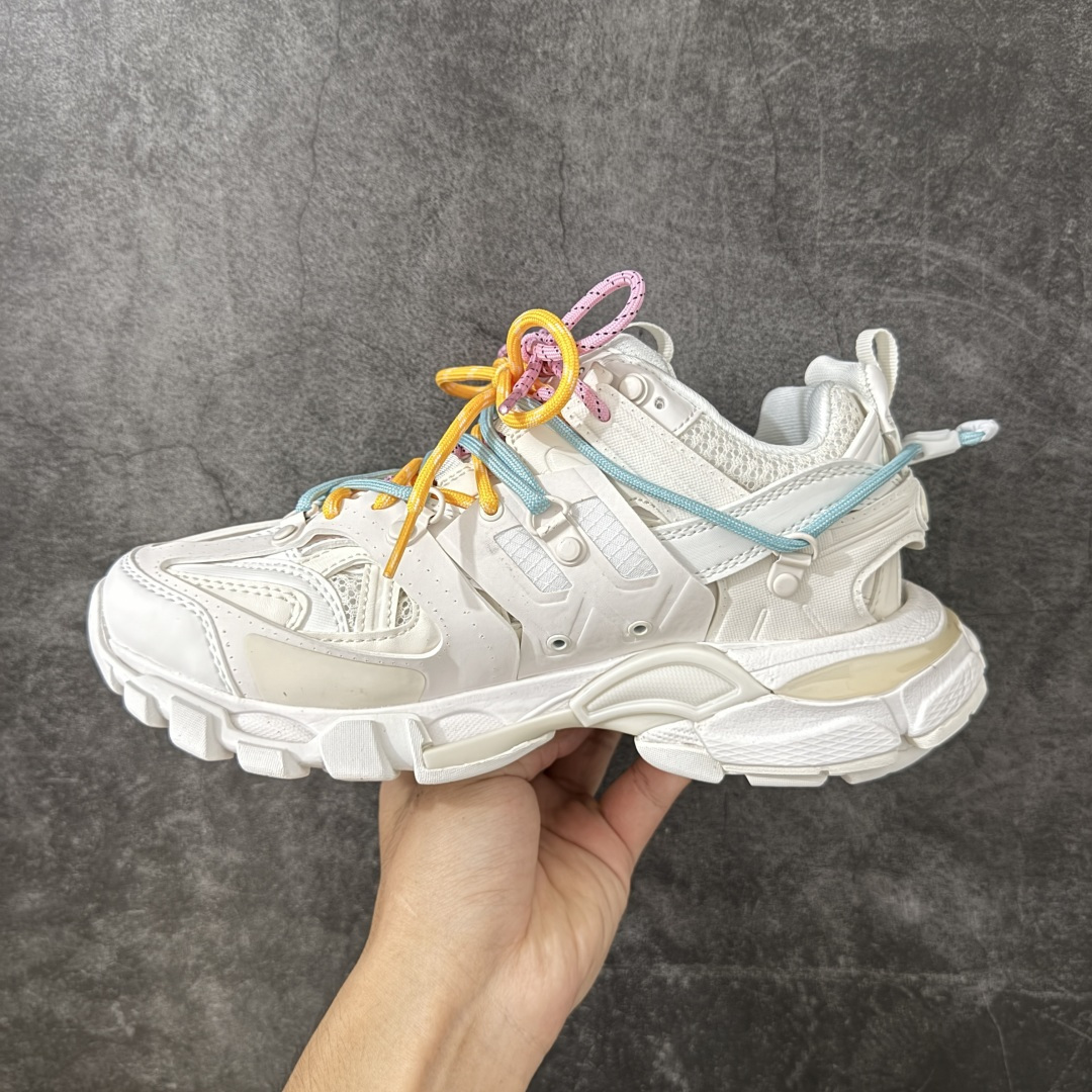 图片[2]-【OK纯原版本】Balenciaga 巴黎世家 Track Sneaker 巴黎世家三代绑带款 户外概念复古老爹鞋 老牌大厂OK版本出品 专柜同步包装 原装大盒 细节精准对位官方 私模组合大底 从里到外 最大尺度还原官方ZP 尺码：35 36 37 38 39 40 41 42 43 44 45 46-选品中心