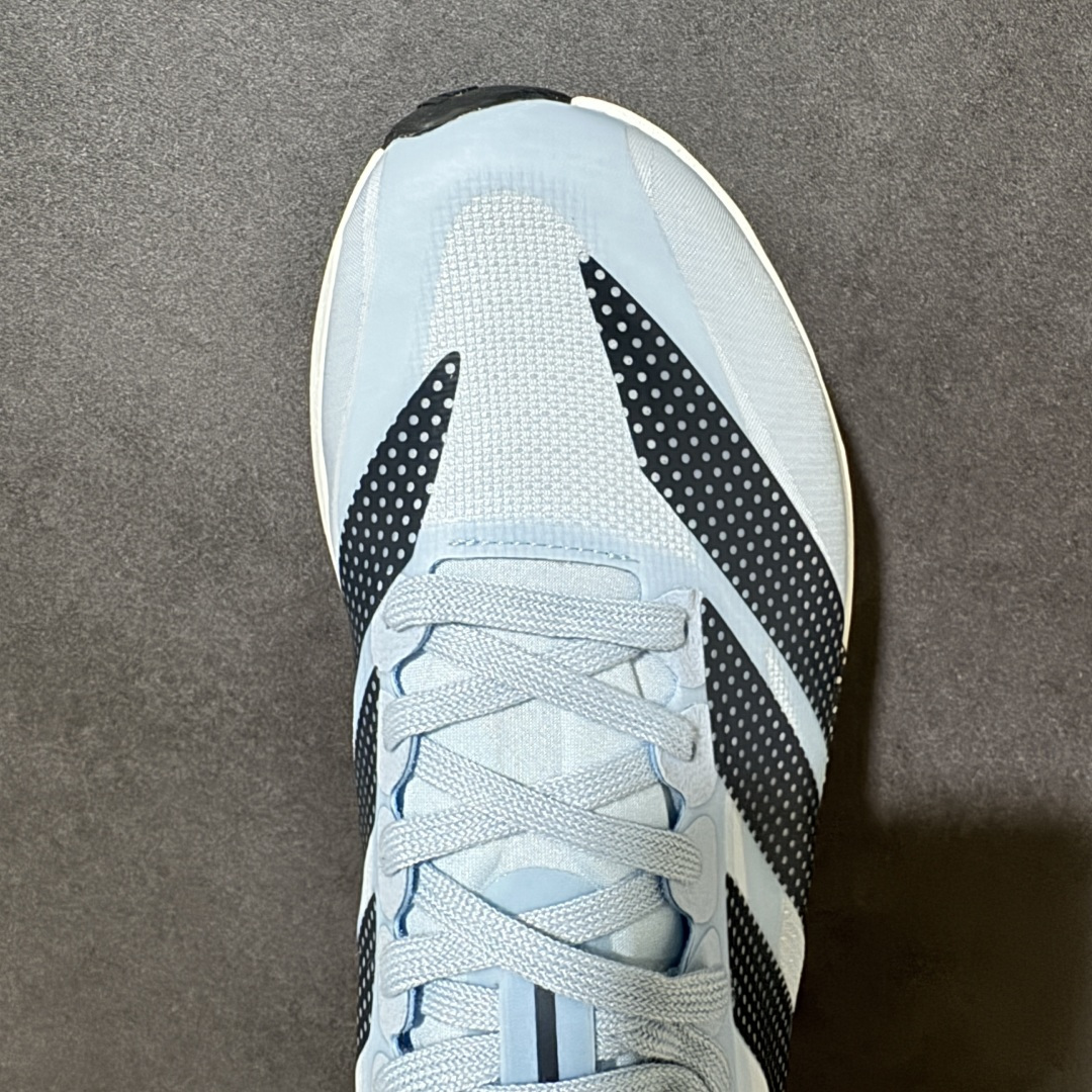图片[5]-【公司级】AD ADIZERO EVO SL 2 阿迪超轻透气缓震跑鞋 以令人难以置信的138克重量，刷新了跑鞋轻量化的记录，阿迪在材料科学和工艺技术上的深厚积累。 全新鞋款采用Lightweight Upper材料，让穿着者几乎能够体验到一种\”裸足\”的感觉 货号：SL2606 尺码：36-45-选品中心