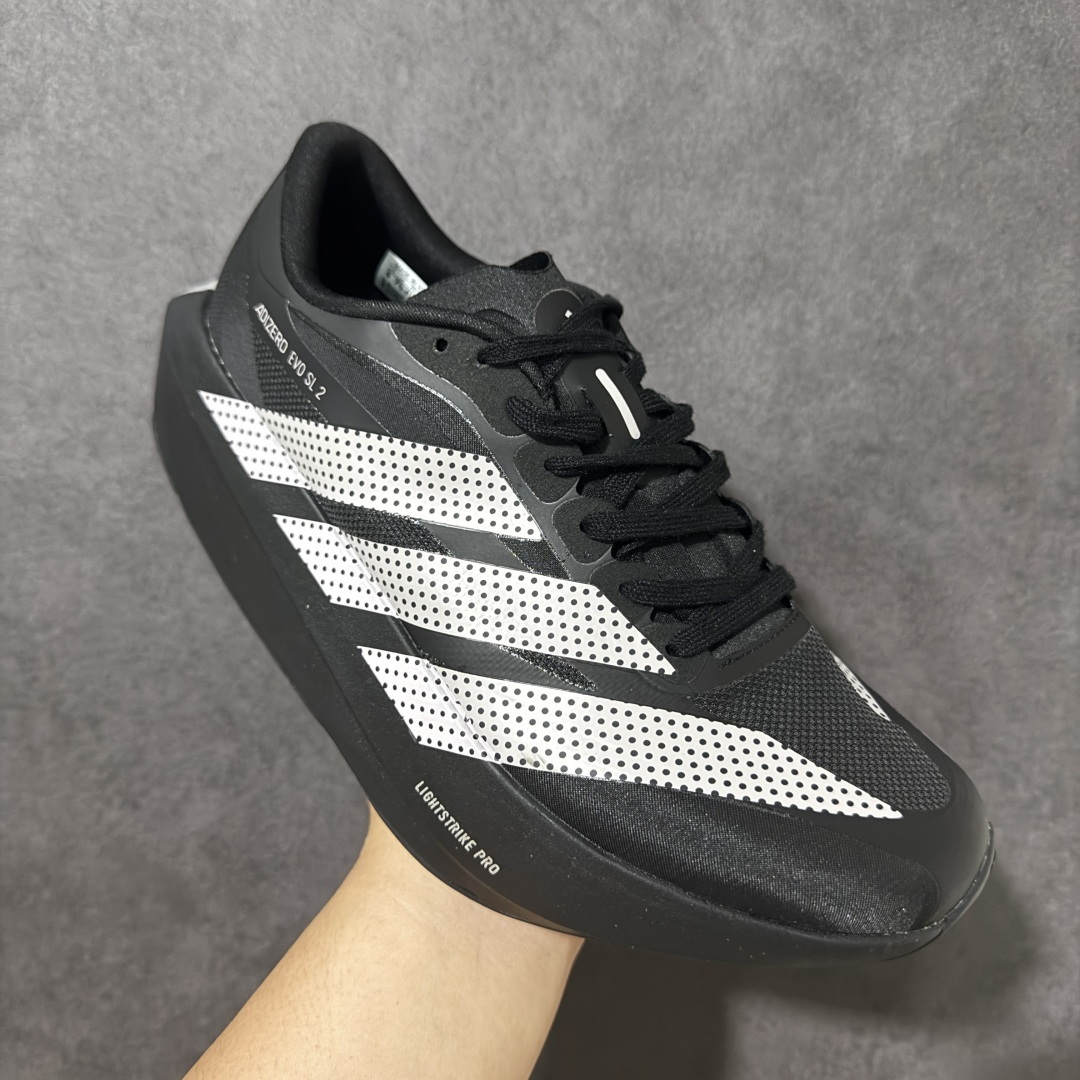 图片[3]-【公司级】AD ADIZERO EVO SL 2 阿迪超轻透气缓震跑鞋 以令人难以置信的138克重量，刷新了跑鞋轻量化的记录，阿迪在材料科学和工艺技术上的深厚积累。 全新鞋款采用Lightweight Upper材料，让穿着者几乎能够体验到一种\”裸足\”的感觉 货号：SL2604 尺码：36-45-选品中心
