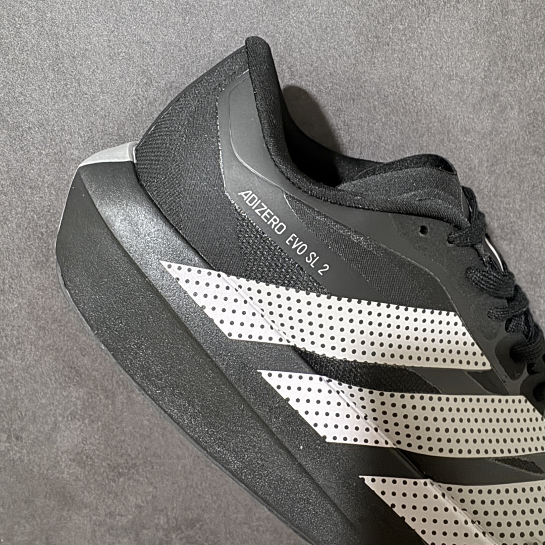 图片[7]-【公司级】AD ADIZERO EVO SL 2 阿迪超轻透气缓震跑鞋 以令人难以置信的138克重量，刷新了跑鞋轻量化的记录，阿迪在材料科学和工艺技术上的深厚积累。 全新鞋款采用Lightweight Upper材料，让穿着者几乎能够体验到一种\”裸足\”的感觉 货号：SL2604 尺码：36-45-选品中心