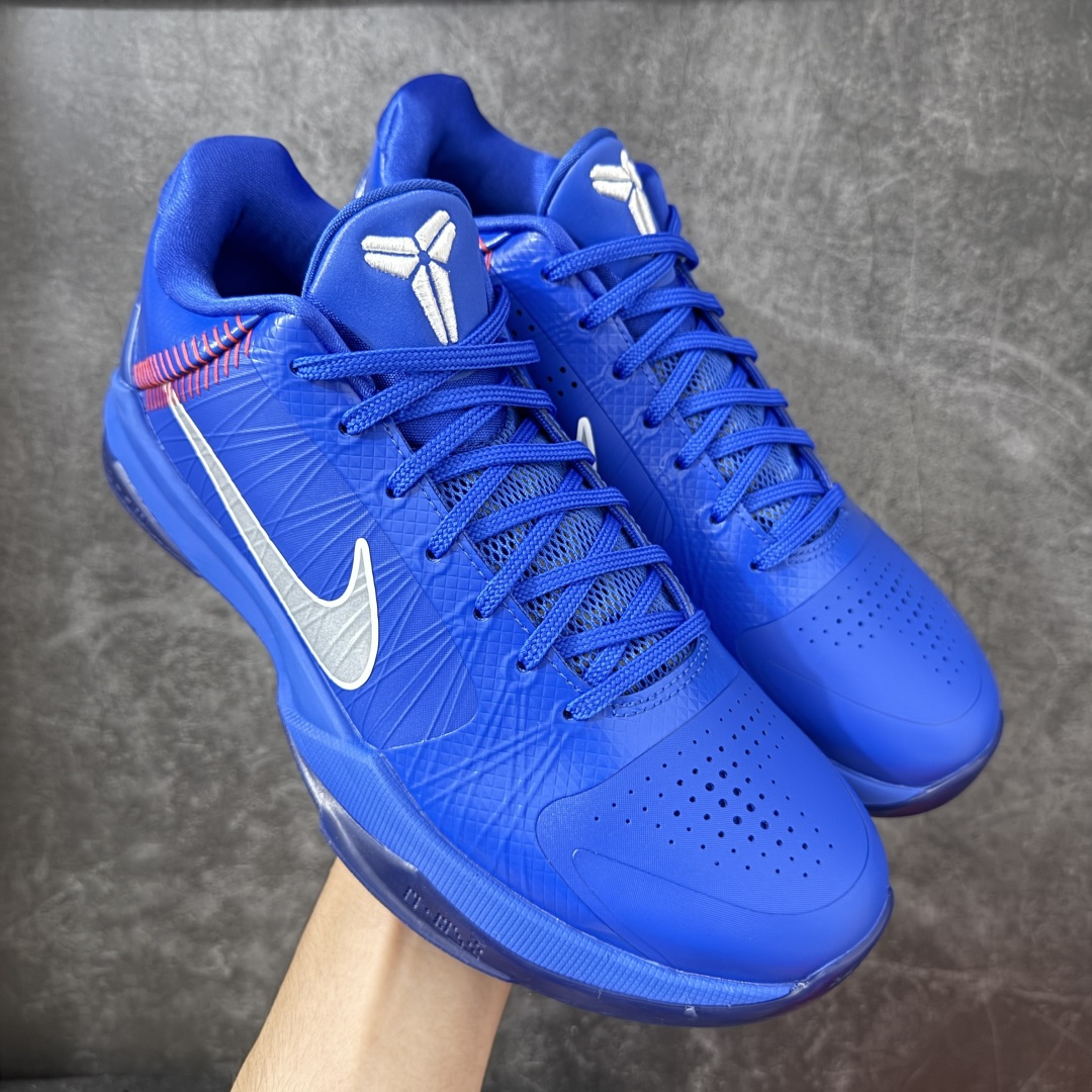 顶级纯原【GX绿x版本】NK Zoom Kobe V 科比5代复刻实战运动低帮文化篮球鞋 道奇蓝 IO6256-400 完美复刻公司 实战配置直接拉满 原楦纸板开发 鞋身流线型、后跟塑形 区分土肥圆 原厂针织鞋面一针一线匹配原版 全身鞋材卡料色独家定制 唯一万针立体刺绣SWOOSH 真实底模最大50.5 实战利器 专供海外市场 独立原厂模具 首批不拼图大几率过验 亲测已过 支持各种高强度实战 无需担心 补货周期极长 脚宽建议买大半码 科比系列前掌偏窄 支持七天无理由退换 尺码： 40 40.5 41 42 42.5 43 44 44.5 45 46 47.5 48.5 49 50.5-选品中心
