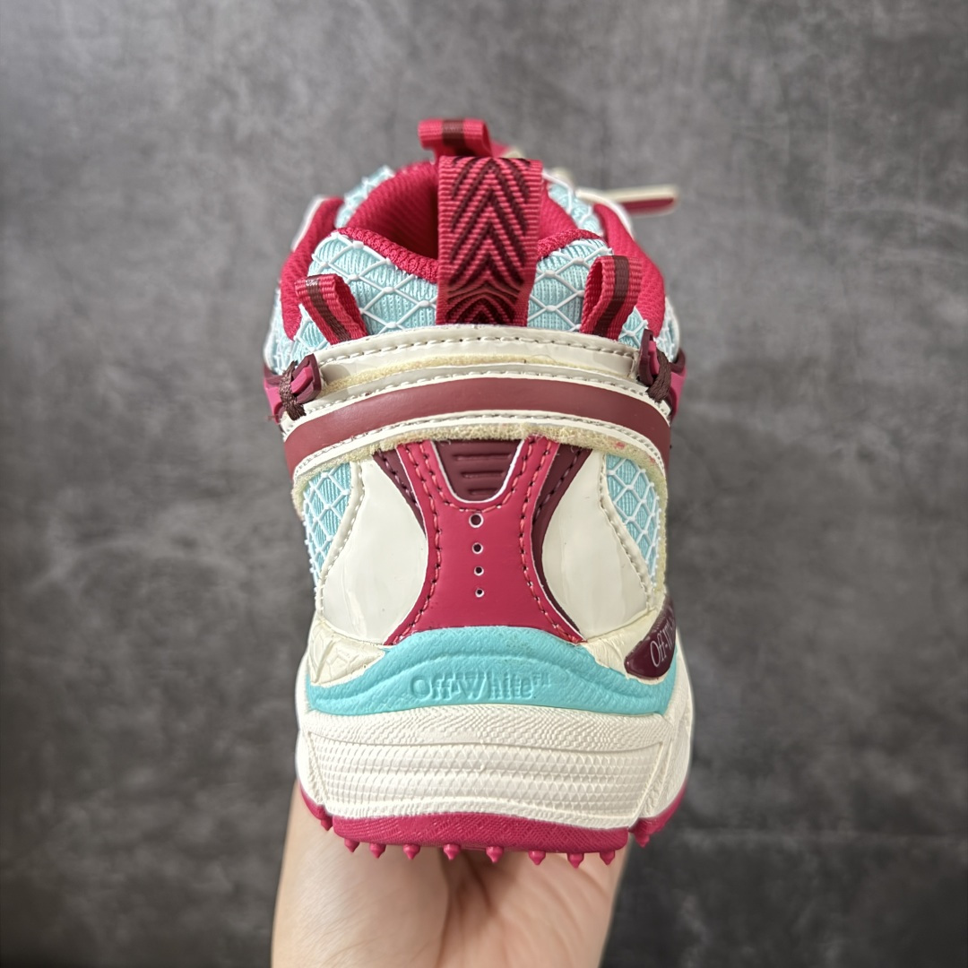 图片[4]-【OK纯原版本】OFF-WHITE OW运动鞋 春夏走秀款球鞋 所有配件均通过定做出产正品裁片 原版比例大箭头定制网眼布双拼牛皮进口机器针车 数控针距精准做工不输大牌里层为高密度透气网眼布/垫脚羊皮私模重工抓地橡胶底 后跟坡度最贴切原版鞋型脱模 厚底约4CM 原盒包装配 TPU大底 尺码：35-46-选品中心