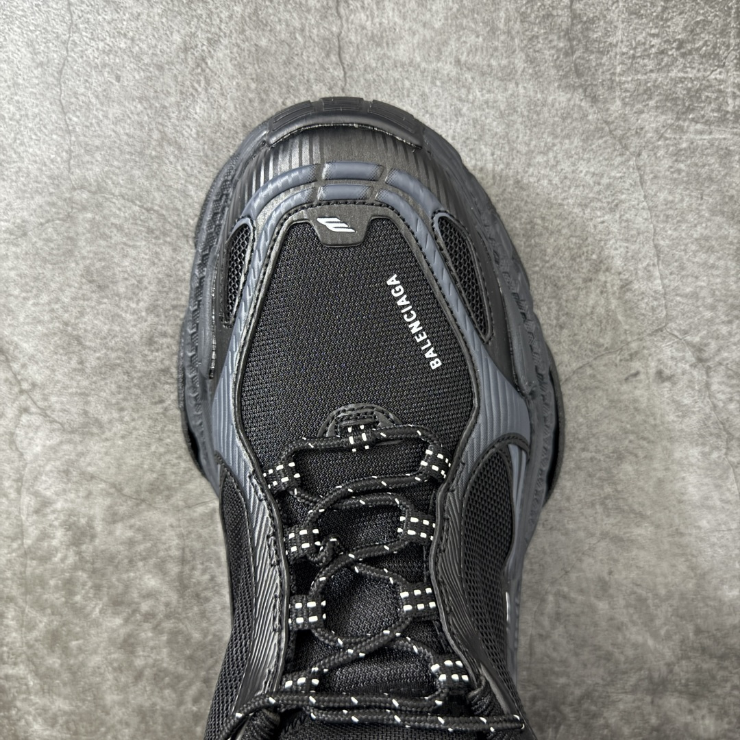 图片[5]-【公司级H版】Balenciaga巴黎世家24代 Triple S .2 黑色 低帮 老爹鞋 市场老牌大厂出品 品质价格无需多言 原鞋原材料打造 一比一细节还原 此款相对之前款式轻质很多 超厚鞋底增高4-5cm 高街风格 货号：865849WTR2G1800 尺码：36-46-选品中心