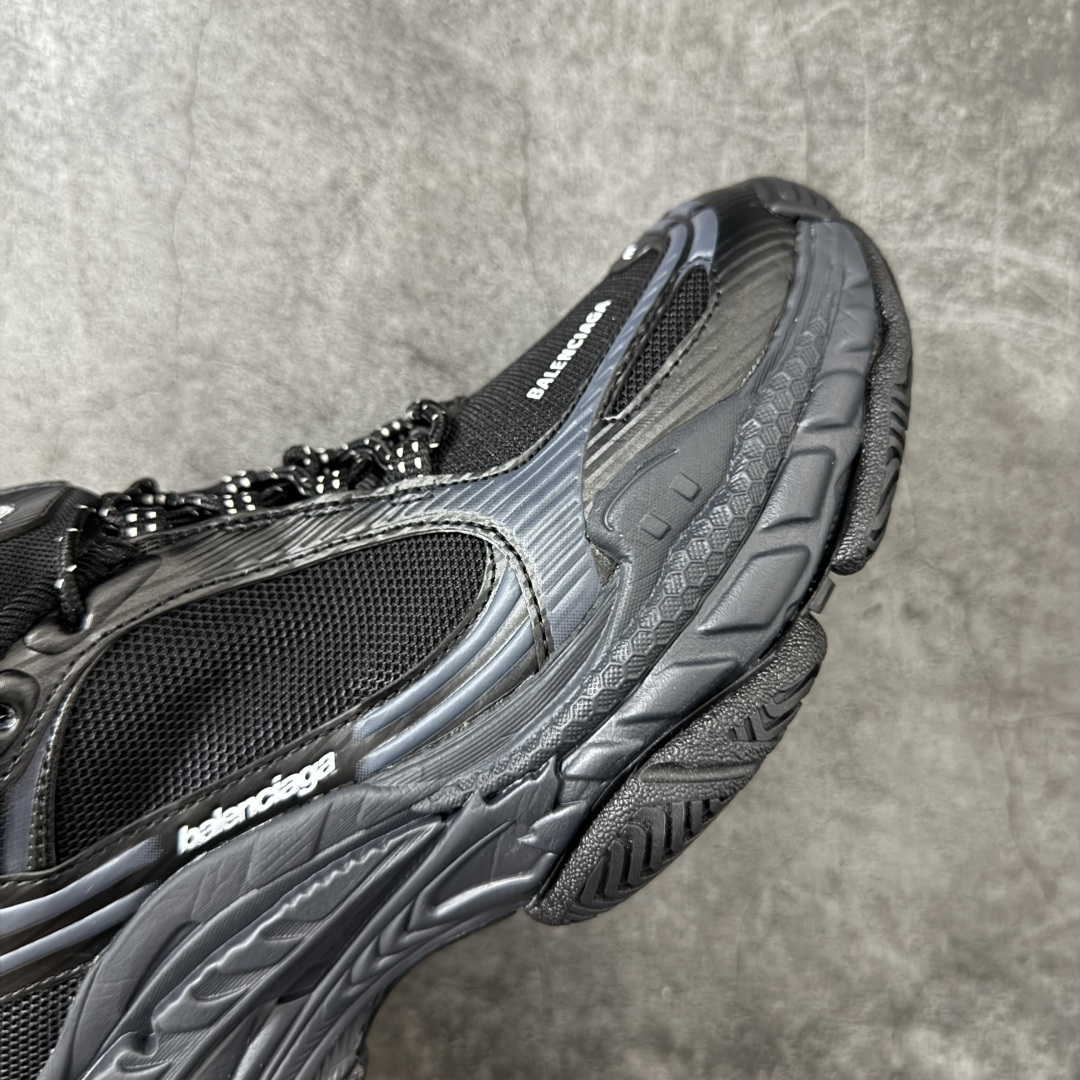 图片[6]-【公司级H版】Balenciaga巴黎世家24代 Triple S .2 黑色 低帮 老爹鞋 市场老牌大厂出品 品质价格无需多言 原鞋原材料打造 一比一细节还原 此款相对之前款式轻质很多 超厚鞋底增高4-5cm 高街风格 货号：865849WTR2G1800 尺码：36-46-选品中心