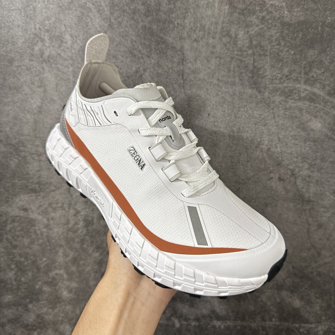 图片[3]-【AY纯原】ZEGNA x NORDA 001 M 杰尼亚 诺达 徒步山地碎石路 越野跑鞋系列！ 全新版本 大厂纯原 NORDA史上最轻量的越野竞速鞋款 Bio-Dyneema生物基纤维鞋面防撕耐磨且疏水，竞速场景减负显著。Vibram Megagrip Elite 超轻竞速大底提供顶级抓地力。100%Arnitel TPEE中底高回弹缓震，长距离脚感持续有力。偏宽鞋楦设计，适配正常足宽. 越野跑休闲跑步最佳选择。 尺码：36-46-选品中心