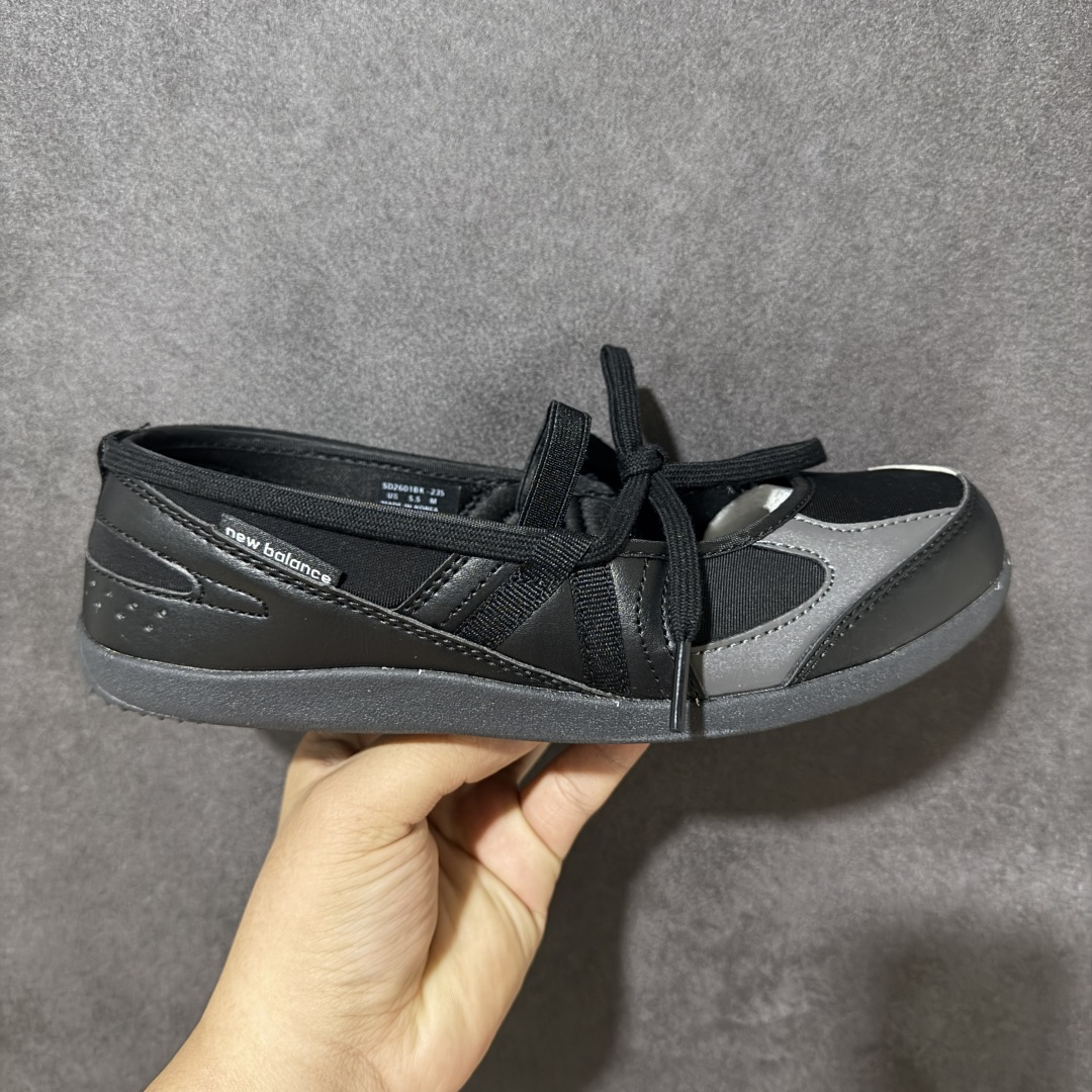 【TG版】New Balance Flat Breeze 2601 舒适贴合玛丽珍鞋 货号：SD2601BK  尺码：36 37 37.5 38 38.5 39 40 40.5 41 42.5-选品中心