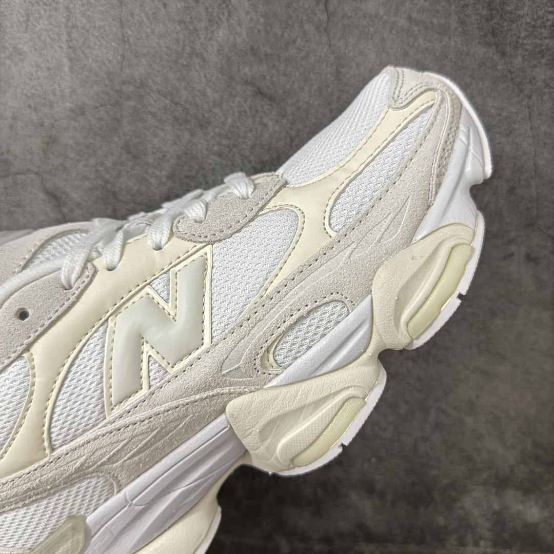 图片[6]-【纯原版】 New Balance NB9060 联名款 复古休闲运动慢跑鞋 U90606LQ 全套原楦原纸板原厂数据开发 进口三明治网面 原装进口翻毛皮料正确绒感卡色 正确中底拉帮中底网布细节 原厂标裁 带紫光防伪 定制后跟透明水晶模块 冲裁组合 大底贴合程度胶水上色把控完美 整洁度挑战全网艺术家 多道序QC把关品质完善 匠心打造 耗时两个月开发完成 工艺极其复杂难度可想而知 新开独立私模大底 全网唯一正确六层组合大底 高端零售专供产物 尺码：36-46.5-选品中心