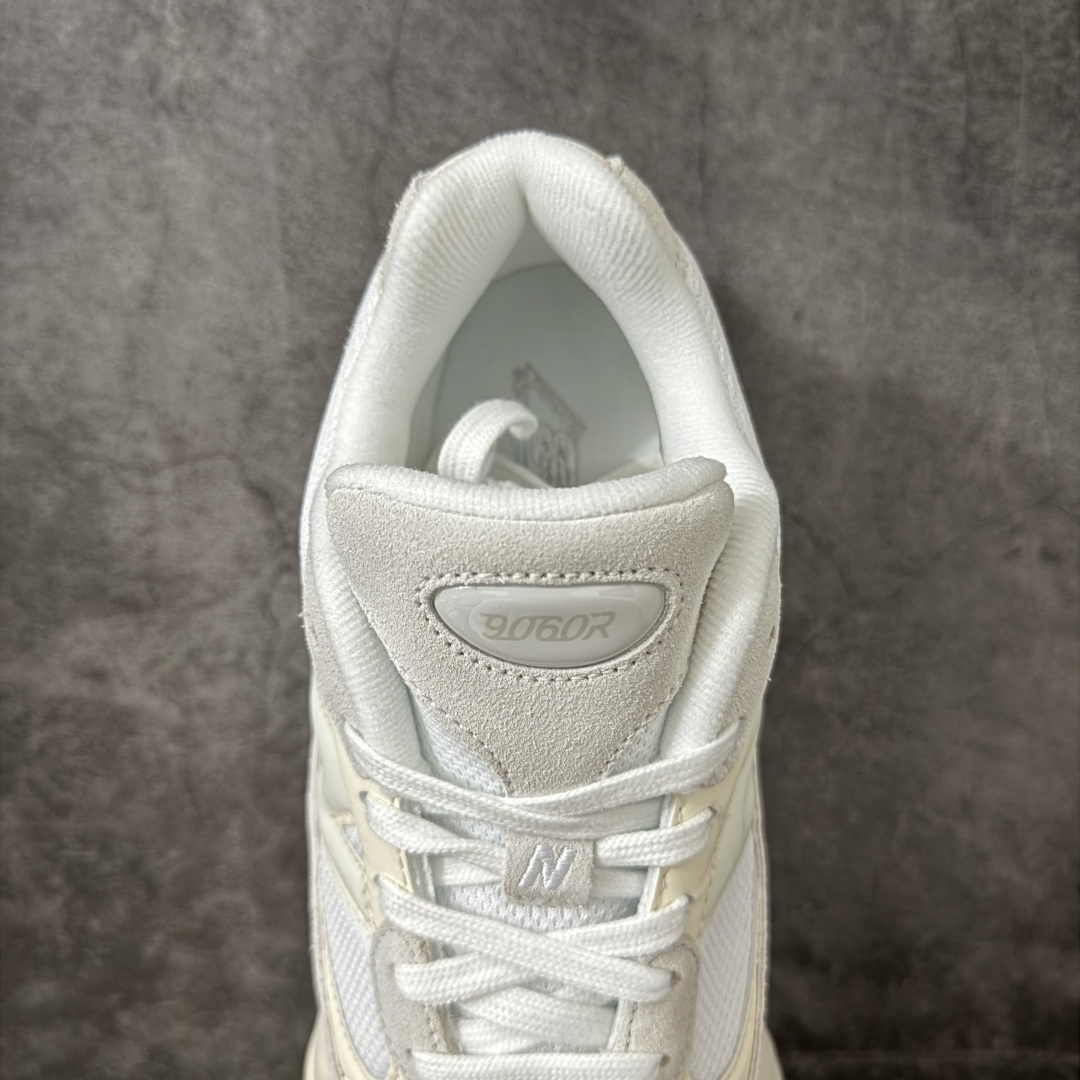 图片[8]-【纯原版】 New Balance NB9060 联名款 复古休闲运动慢跑鞋 U90606LQ 全套原楦原纸板原厂数据开发 进口三明治网面 原装进口翻毛皮料正确绒感卡色 正确中底拉帮中底网布细节 原厂标裁 带紫光防伪 定制后跟透明水晶模块 冲裁组合 大底贴合程度胶水上色把控完美 整洁度挑战全网艺术家 多道序QC把关品质完善 匠心打造 耗时两个月开发完成 工艺极其复杂难度可想而知 新开独立私模大底 全网唯一正确六层组合大底 高端零售专供产物 尺码：36-46.5-选品中心