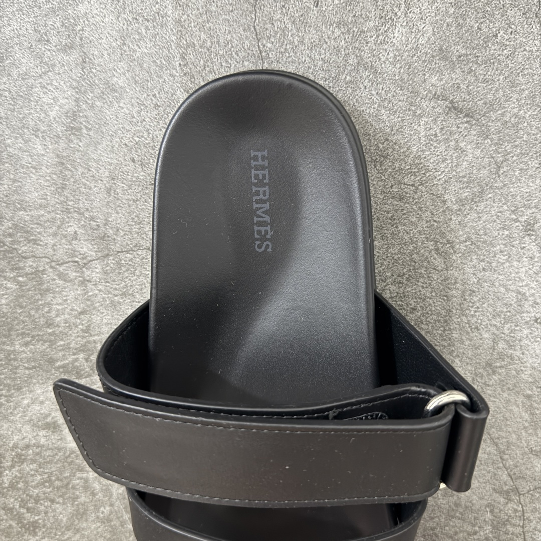 图片[8]-【佛山超A版】Hermes 二舅拖 爱马仕拖鞋 天花板顶奢版本 原版真皮面料 走线与原版一致 鞋型做工质感市场独一档 经典鞋型永不过时 不磨脚、不累足 面料： 意大利原版面料 内里： 原版牛皮 水台： 水晶羊皮包裹 鞋底： 天然tpu橡胶底 包装： 顶级专属品牌盒 尺码：35-46-选品中心