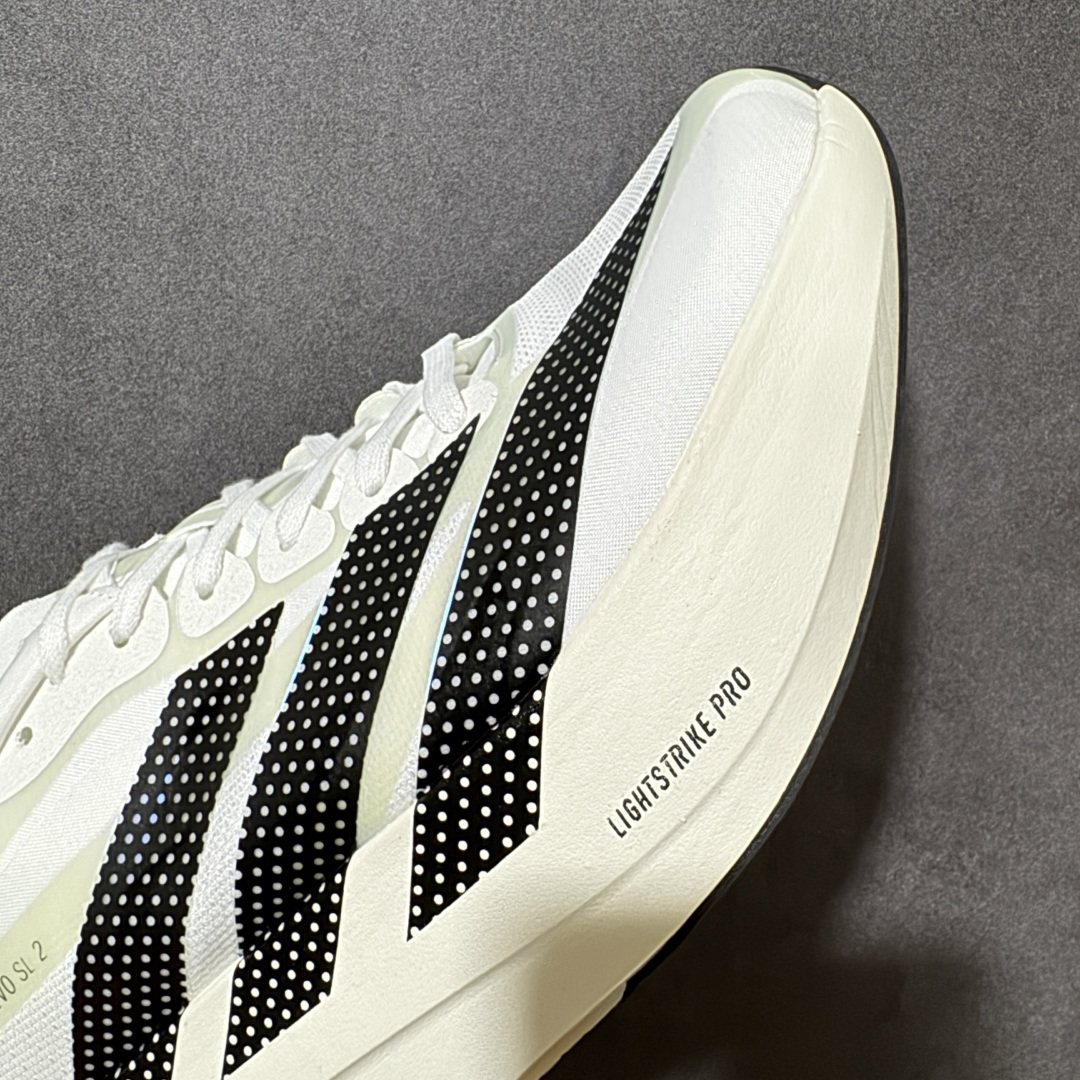 图片[8]-【公司级】AD ADIZERO EVO SL 2 阿迪超轻透气缓震跑鞋 以令人难以置信的138克重量，刷新了跑鞋轻量化的记录，阿迪在材料科学和工艺技术上的深厚积累。 全新鞋款采用Lightweight Upper材料，让穿着者几乎能够体验到一种\”裸足\”的感觉 货号：SL2602 尺码：36-45带半码-选品中心