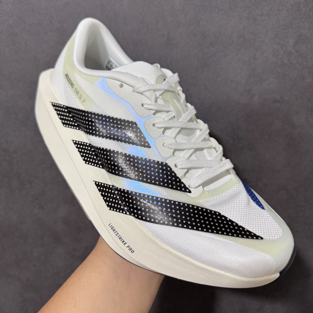 图片[3]-【公司级】AD ADIZERO EVO SL 2 阿迪超轻透气缓震跑鞋 以令人难以置信的138克重量，刷新了跑鞋轻量化的记录，阿迪在材料科学和工艺技术上的深厚积累。 全新鞋款采用Lightweight Upper材料，让穿着者几乎能够体验到一种\”裸足\”的感觉 货号：SL2602 尺码：36-45带半码-选品中心