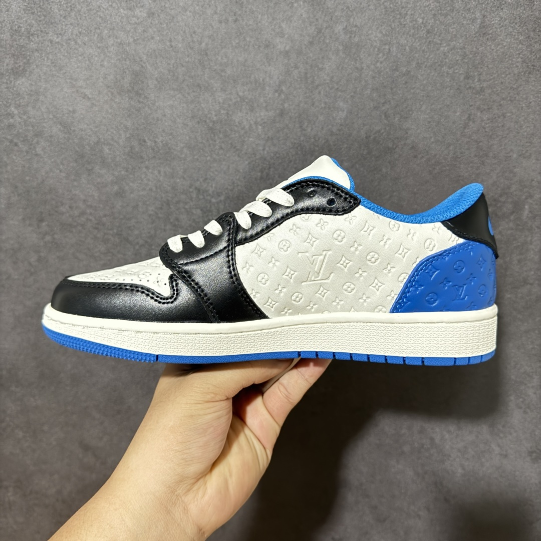 图片[2]-特价【GQ福利】Nike Collaborates With LV AJ1倒钩LV联名DIY系列特价 尺码：39-45带半码-选品中心
