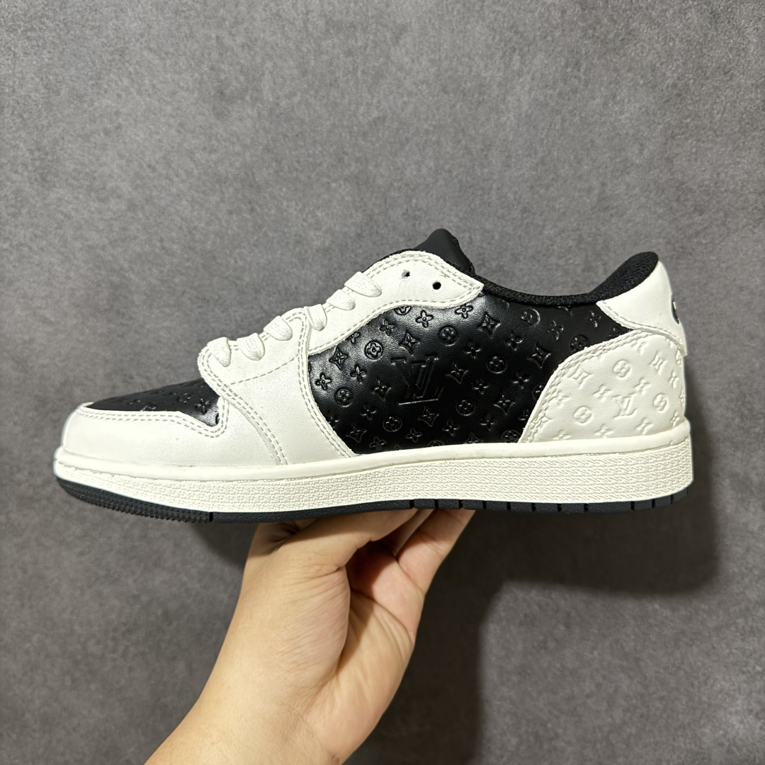 图片[2]-特价【GQ福利】Nike Collaborates With LV AJ1倒钩LV联名DIY系列特价 尺码：39-45带半码-选品中心
