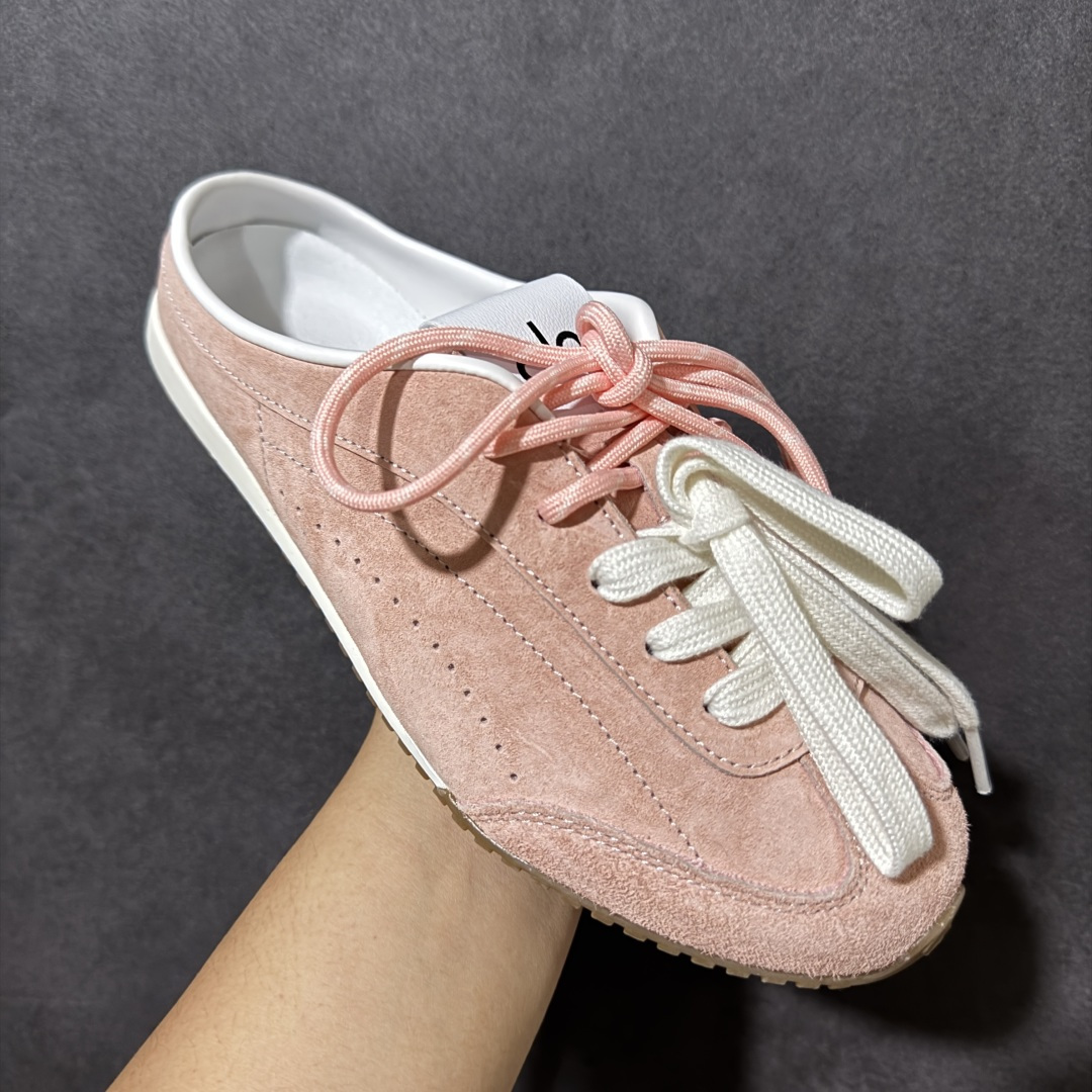 图片[3]-【公司级】Alo Yoga Launches Mule Sneaker 发动系列低帮阿甘T头薄底穆勒风包头式露跟休闲凉拖鞋 货号：A1004U-粉色 尺码：36-41带半码-选品中心
