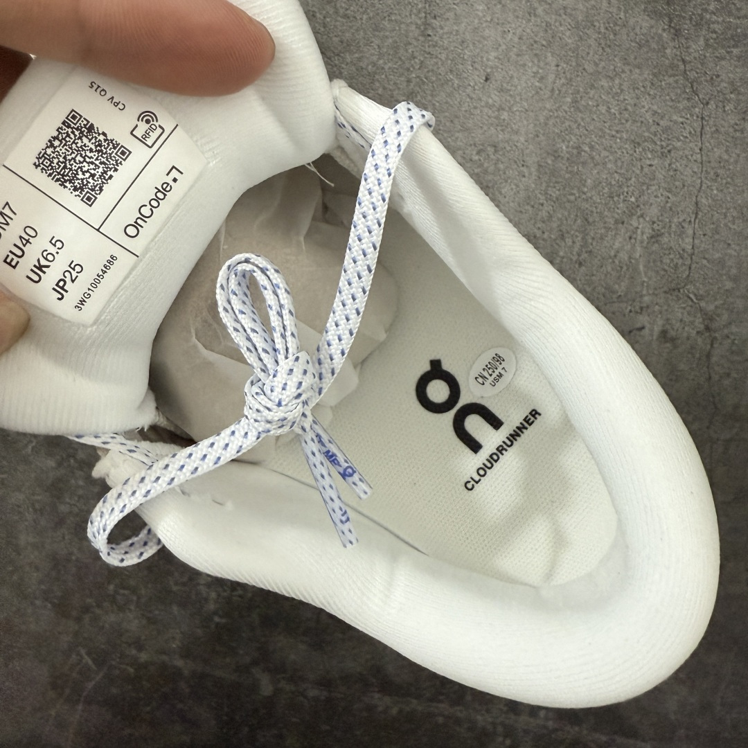 图片[7]-【RS纯原】ON 昂跑 Cloudrunner 3 wide 系列 网面休闲跑步鞋 3WG10054686 鞋面采用一体成型布料 有弹性非常透气 鞋底是镂空设计 运用了CLOUDTEC专利技术 弹力十足 毫无负重感 适合日常长距离行走或者休闲旅游 跑步 尺码：36-47 含半码-选品中心