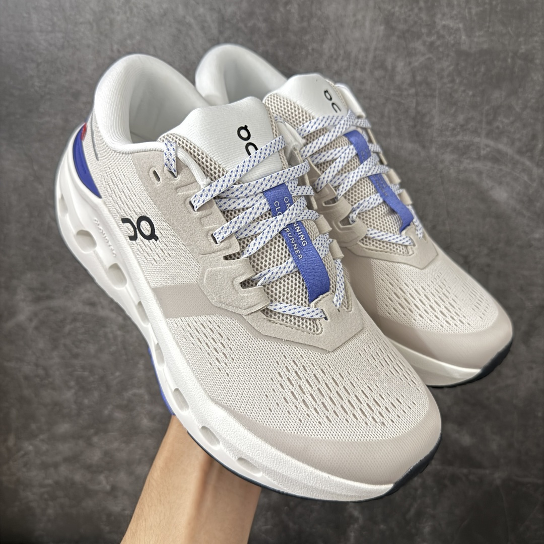 【RS纯原】ON 昂跑 Cloudrunner 3 wide 系列 网面休闲跑步鞋 3WG10054686 鞋面采用一体成型布料 有弹性非常透气 鞋底是镂空设计 运用了CLOUDTEC专利技术 弹力十足 毫无负重感 适合日常长距离行走或者休闲旅游 跑步 尺码:36-47 含半码-选品中心