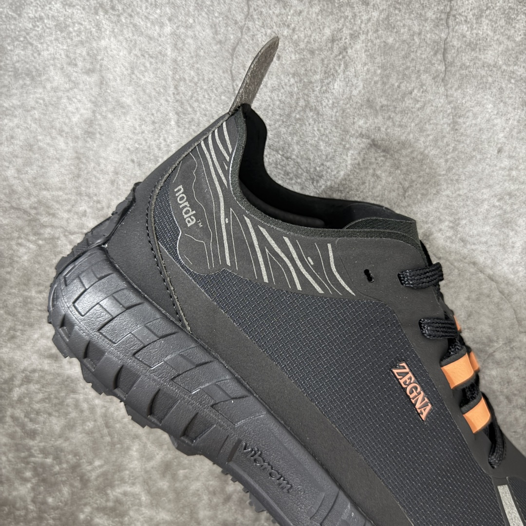 图片[7]-【AY纯原】ZEGNA x NORDA 001 M 杰尼亚 诺达 徒步山地碎石路 越野跑鞋系列！ 全新版本 大厂纯原 NORDA史上最轻量的越野竞速鞋款 Bio-Dyneema生物基纤维鞋面防撕耐磨且疏水，竞速场景减负显著。Vibram Megagrip Elite 超轻竞速大底提供顶级抓地力。100%Arnitel TPEE中底高回弹缓震，长距离脚感持续有力。偏宽鞋楦设计，适配正常足宽. 越野跑休闲跑步最佳选择。 尺码：36-46-选品中心