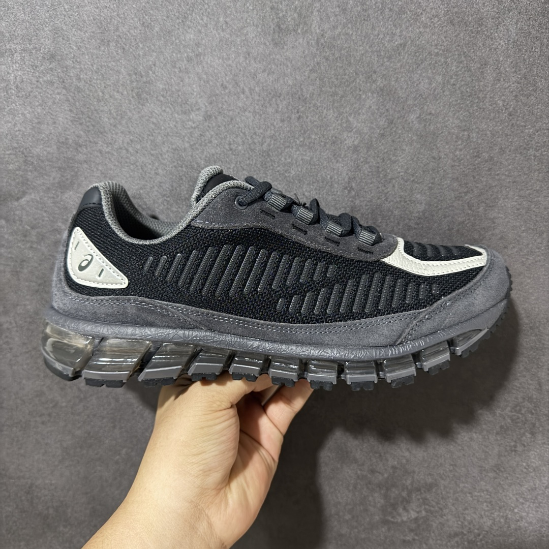 【公司级】Asics Gel-Quantum 360 I AMP 亚瑟士复古透气缓震耐磨跑步鞋 #鞋面采用无缝线鞋面,贴合脚型,穿着舒适;中底360°环绕式GL,提供良好的缓冲性能; 货号:1203A731-101 尺码:40-46没半码-选品中心