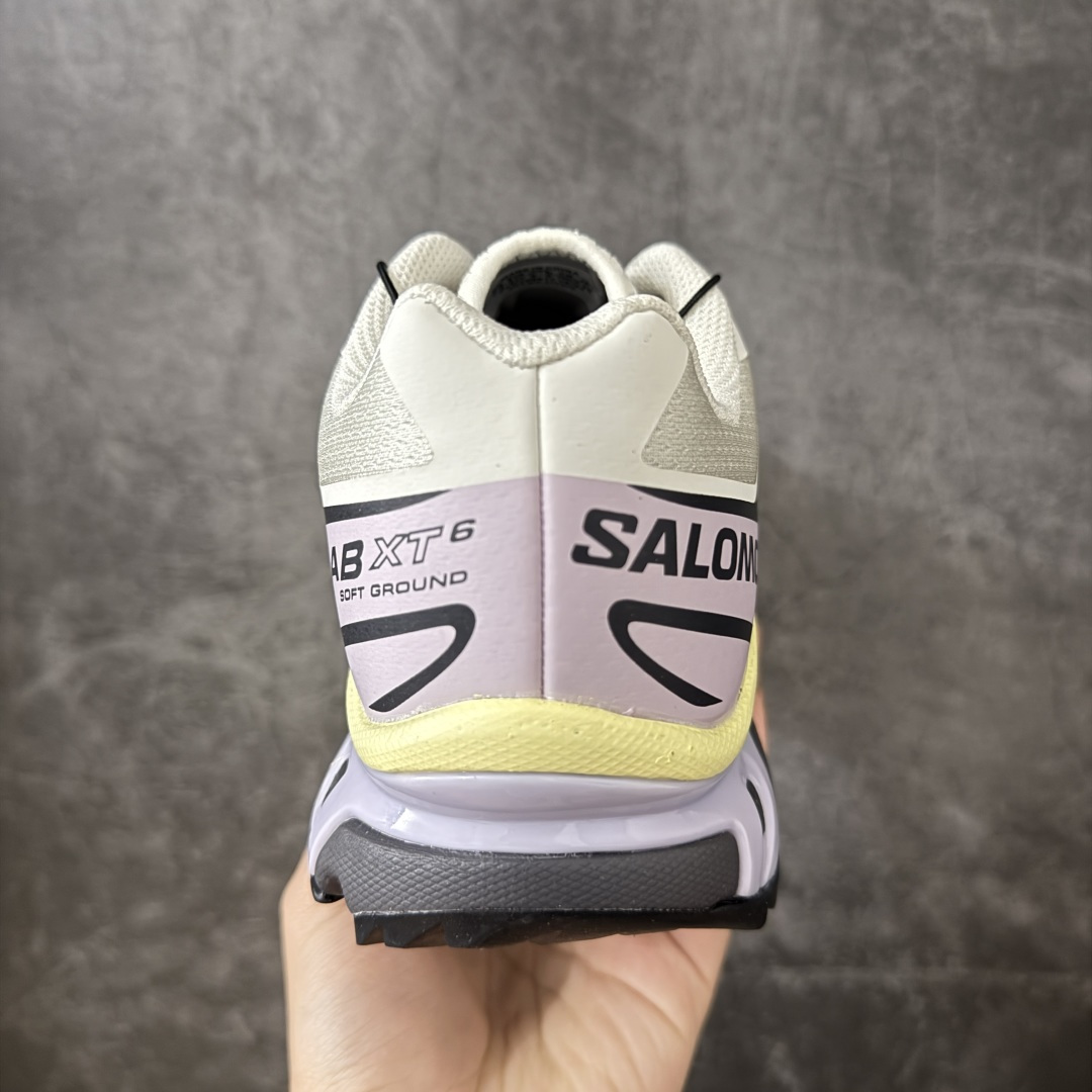 图片[4]-【福利C版】 Salomon XT-6 萨洛蒙 户外跑鞋 477376 大厂出品 越野机能户外休闲跑鞋 采用耐磨牛巴革组合防护透气网布鞋面材质 牛角扣系带开合 欧索莱环保去臭环型组合鞋垫 外置3D Chassis鞋底结构组合Contagrip耐磨胶状材质 尺码：36-46-选品中心