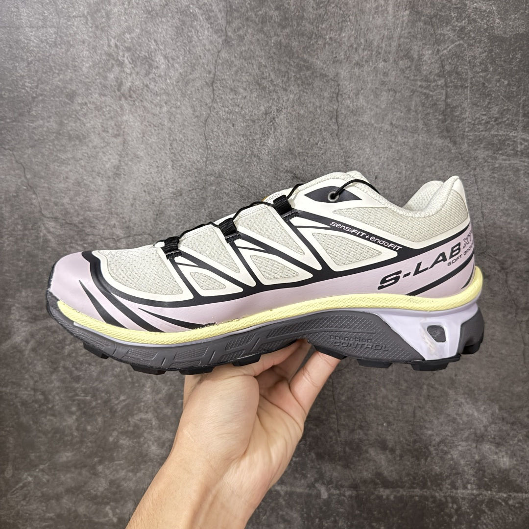 图片[2]-【福利C版】 Salomon XT-6 萨洛蒙 户外跑鞋 477376 大厂出品 越野机能户外休闲跑鞋 采用耐磨牛巴革组合防护透气网布鞋面材质 牛角扣系带开合 欧索莱环保去臭环型组合鞋垫 外置3D Chassis鞋底结构组合Contagrip耐磨胶状材质 尺码：36-46-选品中心