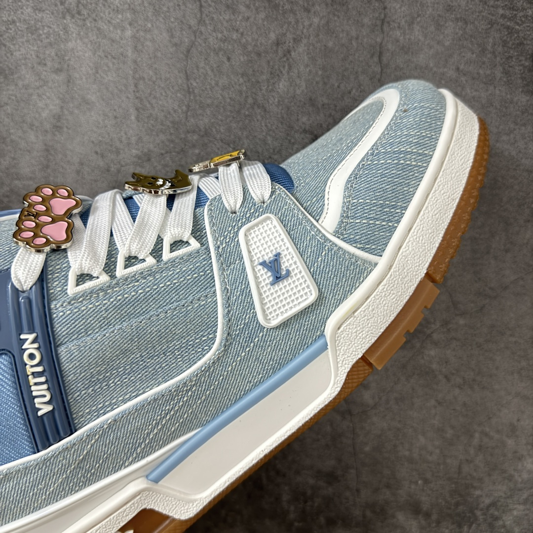 图片[6]-【YS纯原】海淘代购品质 Louis Vuitton LV Trainer 低帮休闲板鞋 ✦ 海淘代购同渠道，高端零售外贸充正专供 ✦ 原版购入开发，ZP级全套包装 ✦ 完美楦型，颜色卡位准确 ✦ 大底TPU质感媲美原版，细节同步一致 ✦ 区分市面通货，零瑕疵标准 尺码： 39 40 41 42 43 44 45-选品中心