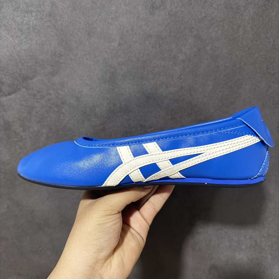 图片[2]-【公司级】Onitsuka Tiger鬼塚虎 GYMNARINA 夏季时尚舒适高级芭蕾风 玛丽珍鞋 女 蓝色 货号： 1182A704-400 尺码：35/42-选品中心